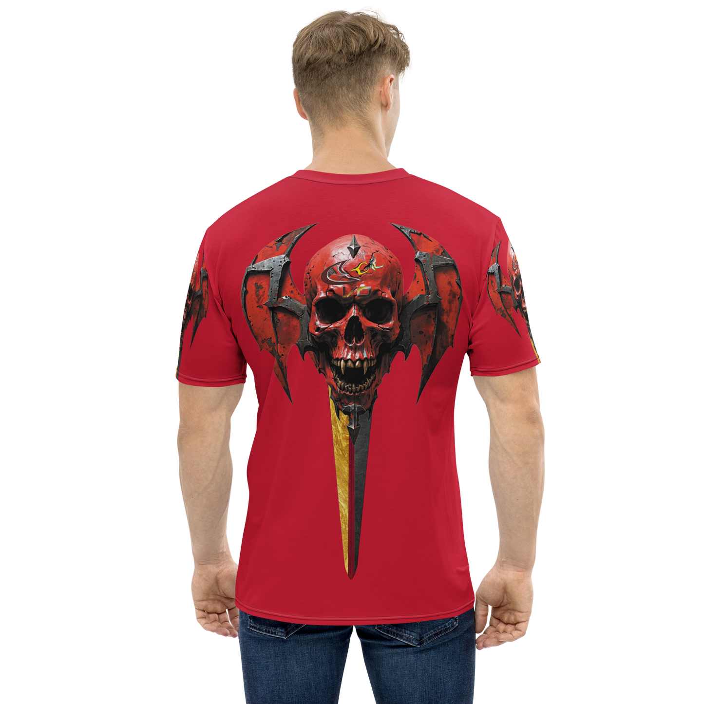GCR I/O SKULL CREST RED T SHIRT