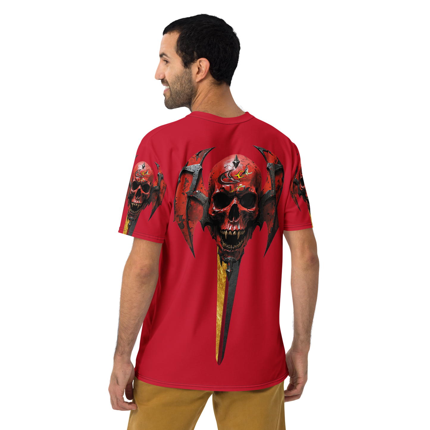 GCR I/O SKULL CREST RED T SHIRT