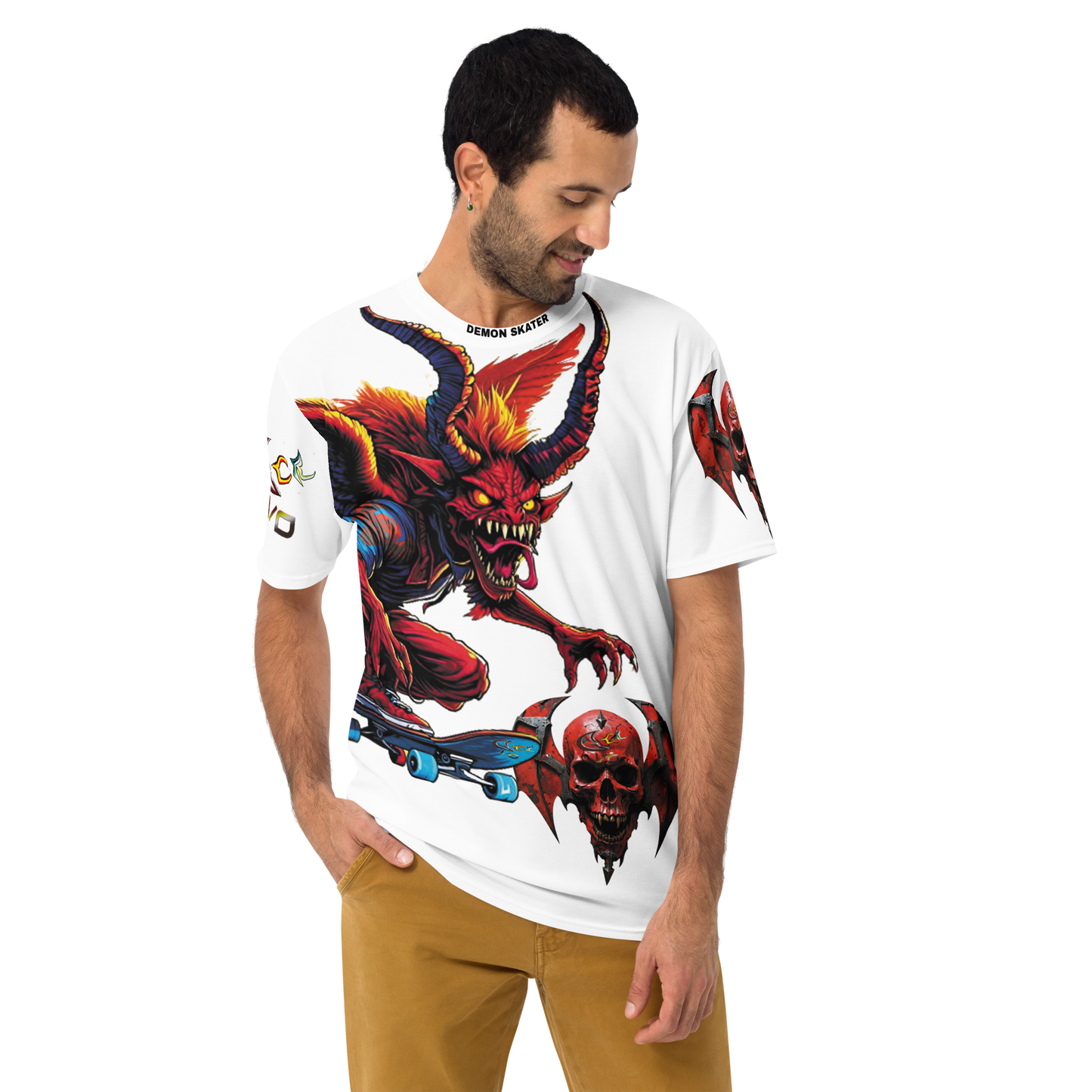 GCR - DEMON SKATER WHITE SHIRT
