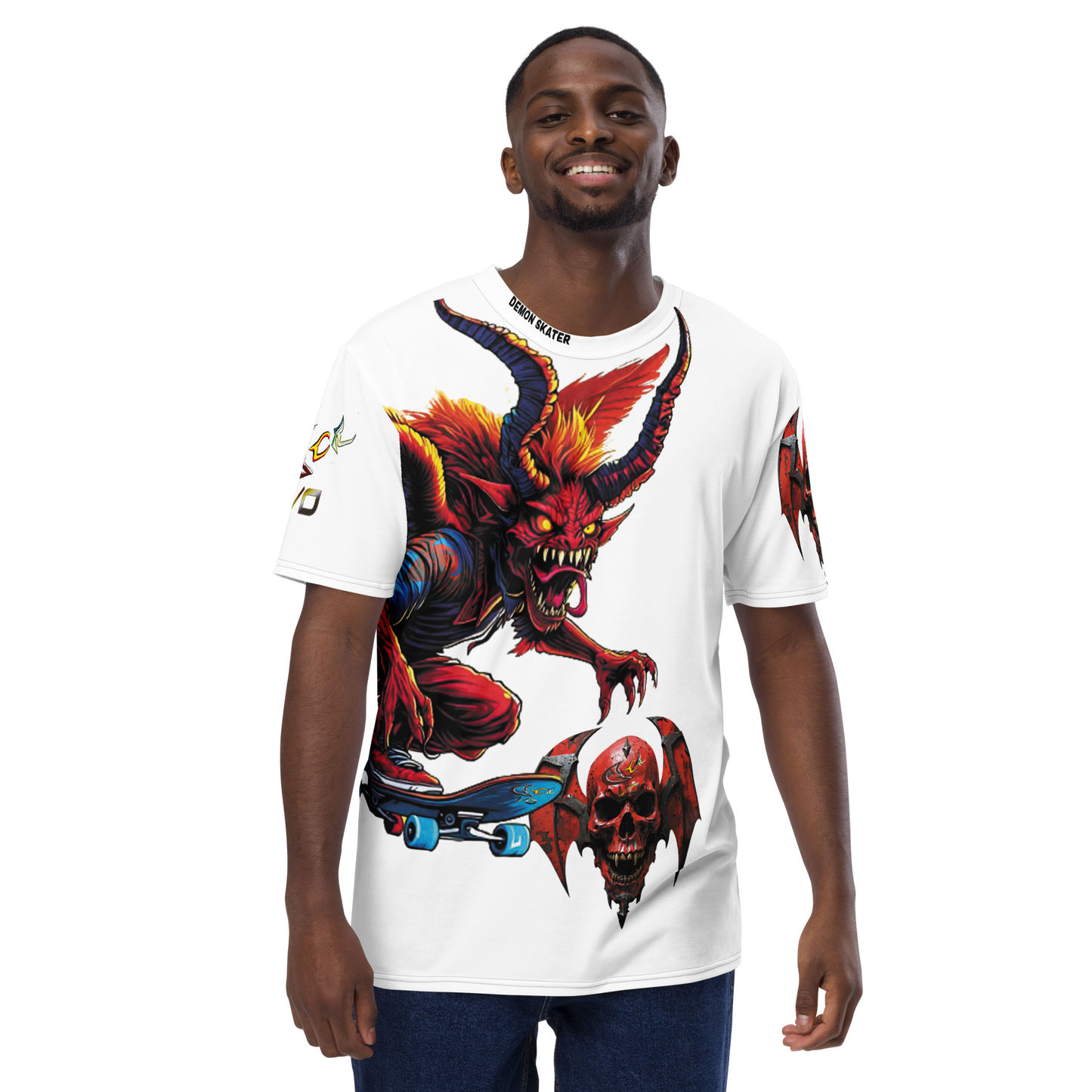 GCR - DEMON SKATER WHITE SHIRT