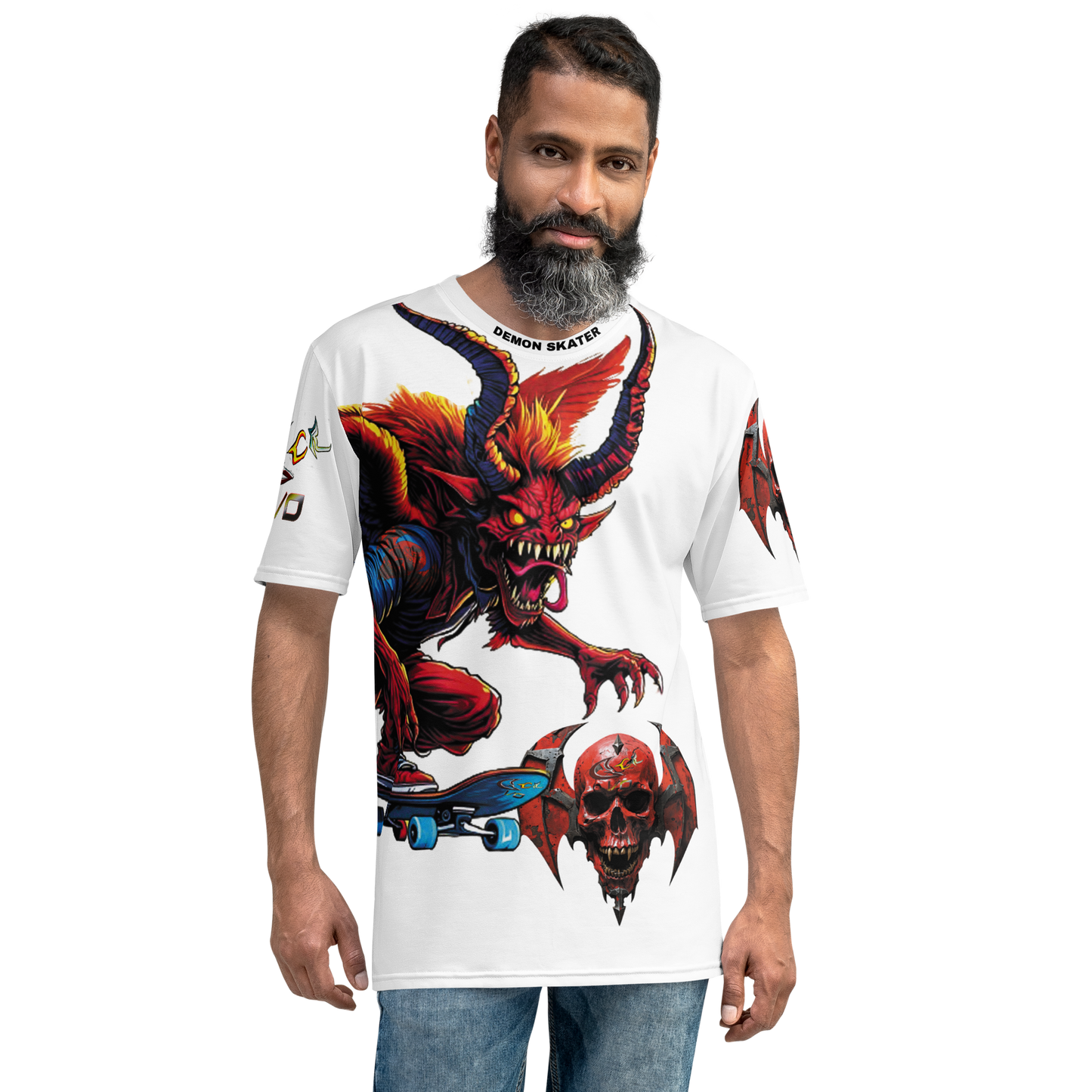 GCR - DEMON SKATER WHITE SHIRT