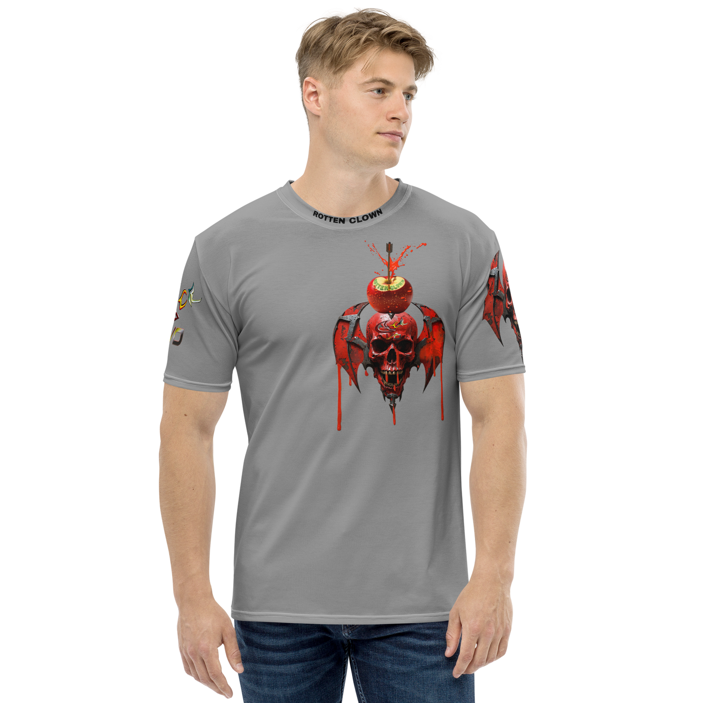 GCR I/O ROTTEN CLOWN GREY T SHIRT