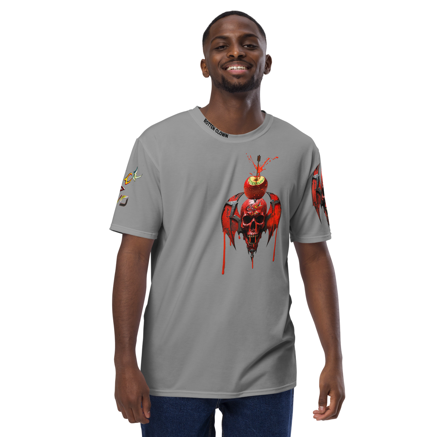 GCR I/O ROTTEN CLOWN GREY T SHIRT