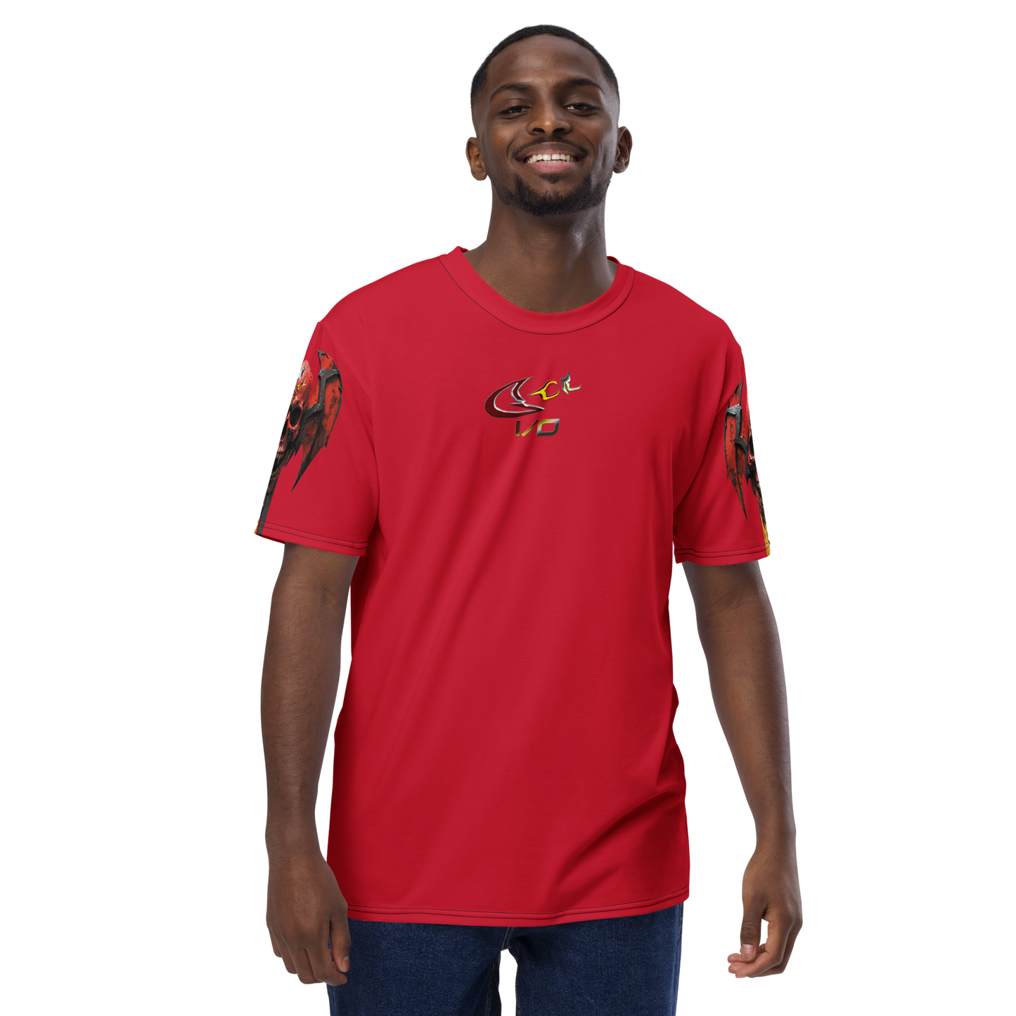 GCR I/O SKULL CREST RED T SHIRT