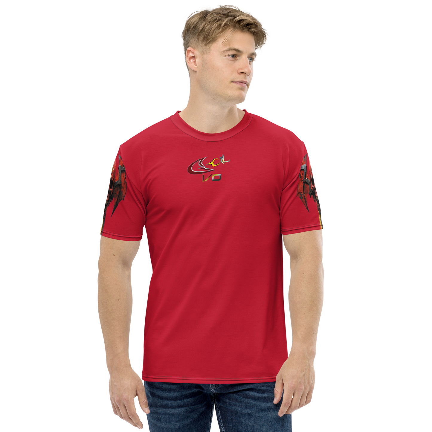 GCR I/O SKULL CREST RED T SHIRT
