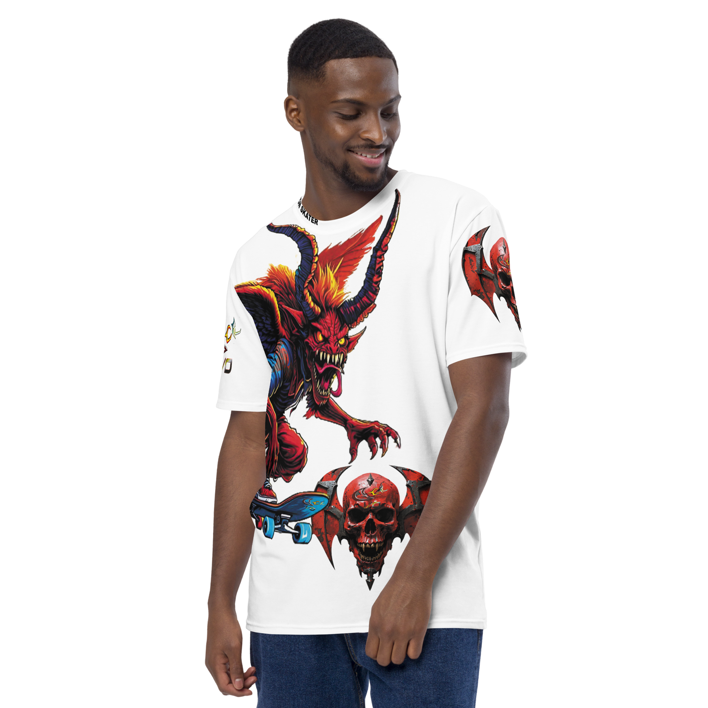 GCR - DEMON SKATER WHITE SHIRT