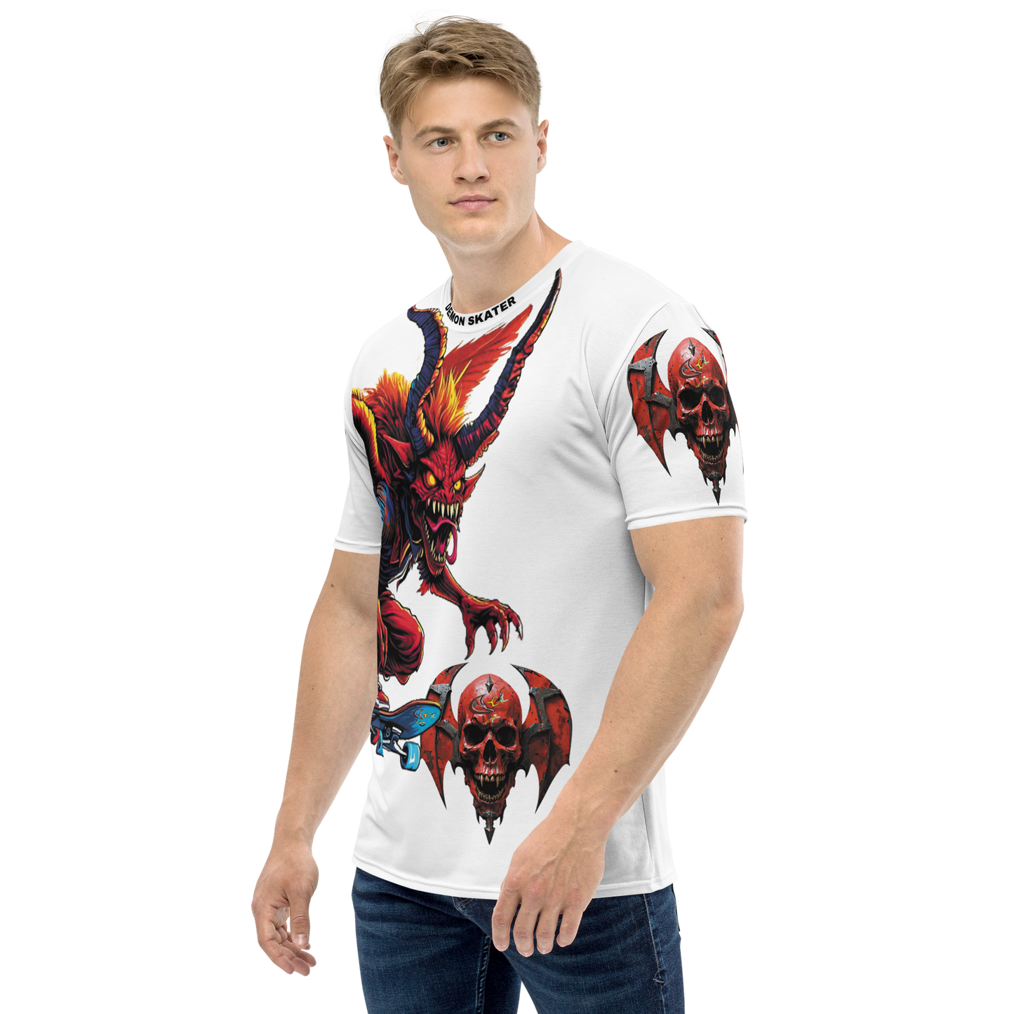 GCR - DEMON SKATER WHITE SHIRT