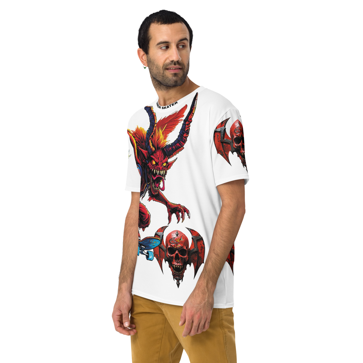 GCR - DEMON SKATER WHITE SHIRT