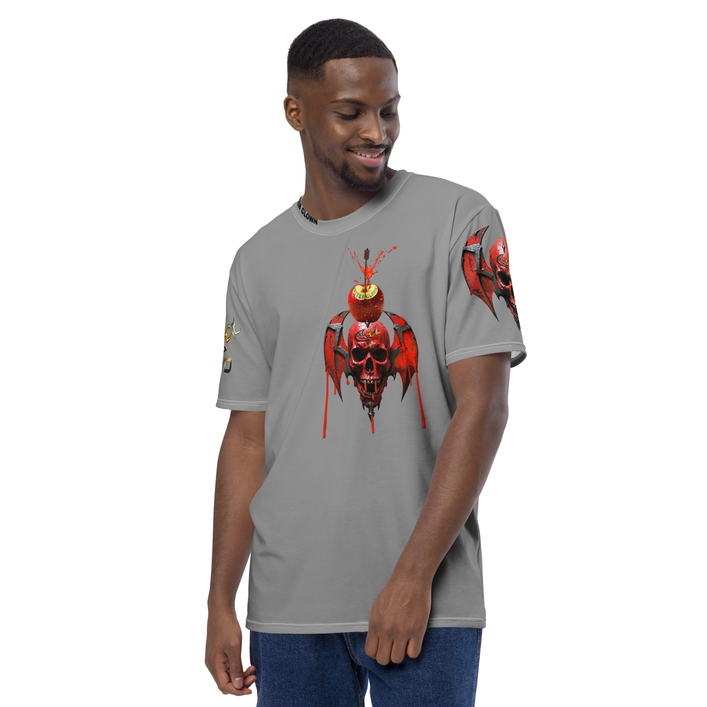 GCR I/O ROTTEN CLOWN GREY T SHIRT
