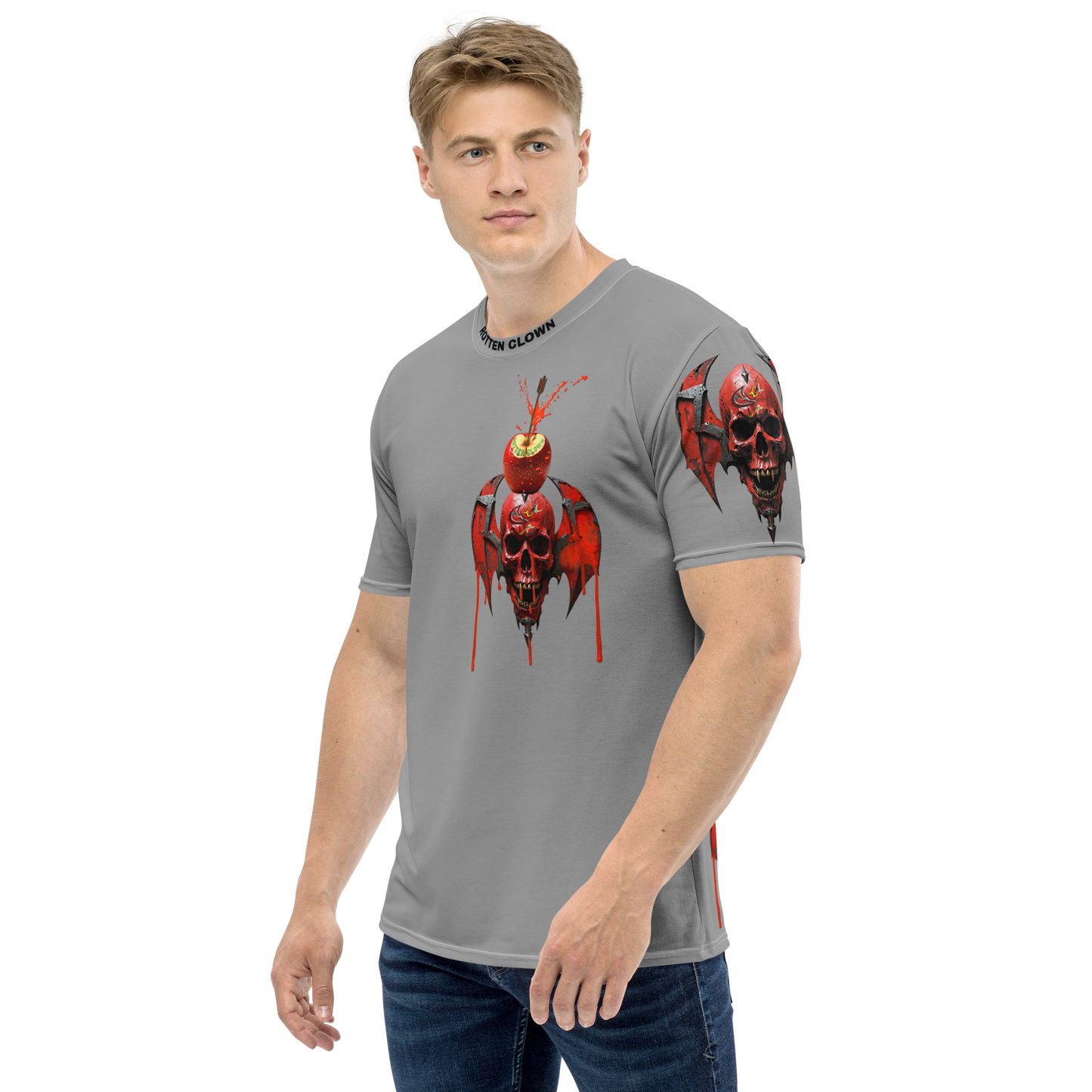 GCR I/O ROTTEN CLOWN GREY T SHIRT