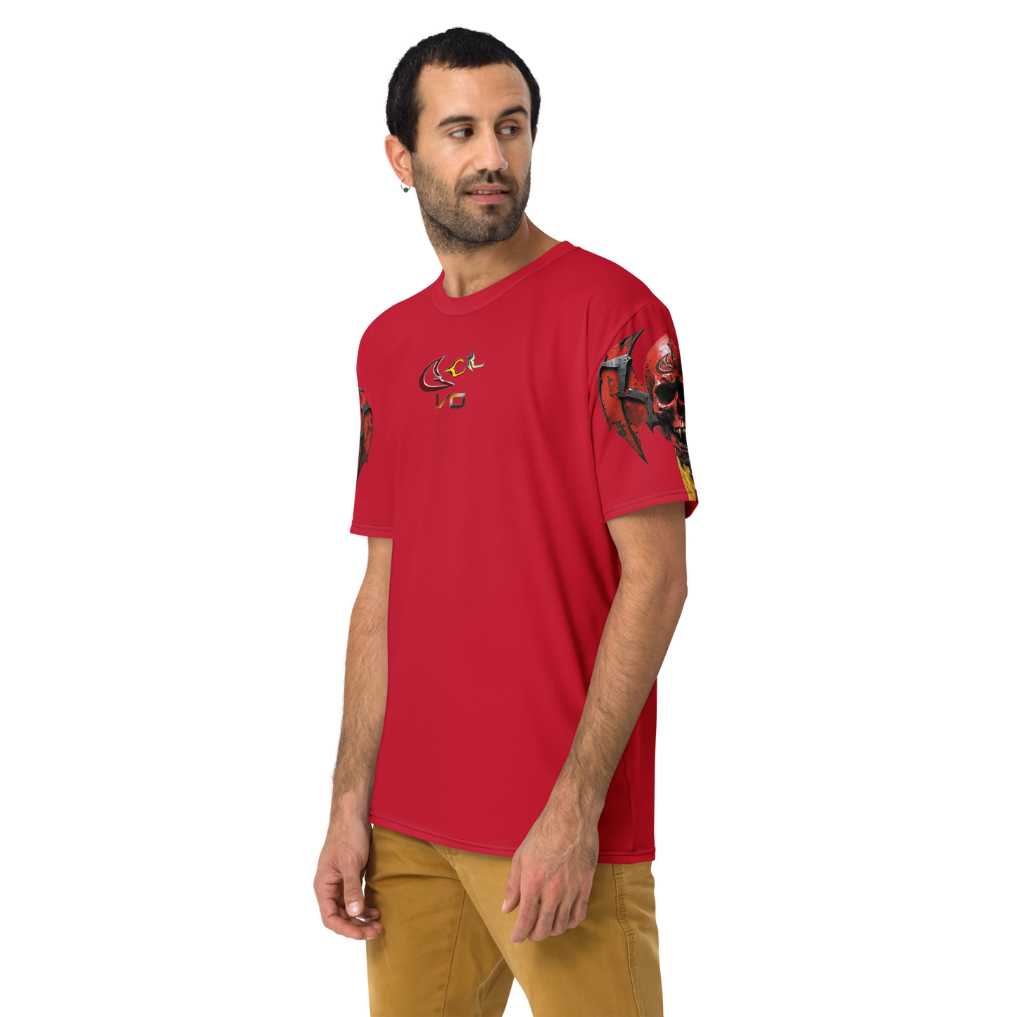 GCR I/O SKULL CREST RED T SHIRT