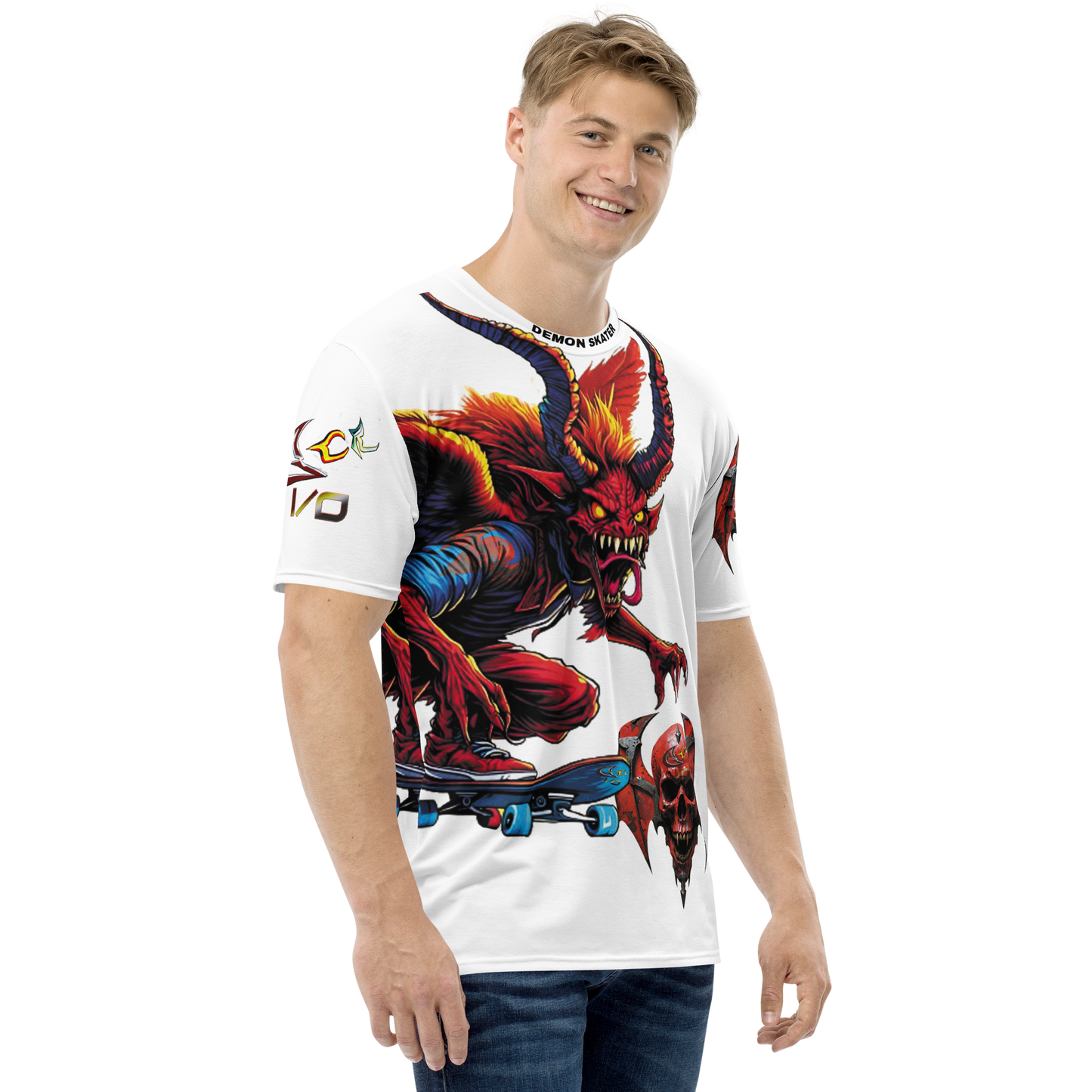 GCR - DEMON SKATER WHITE SHIRT