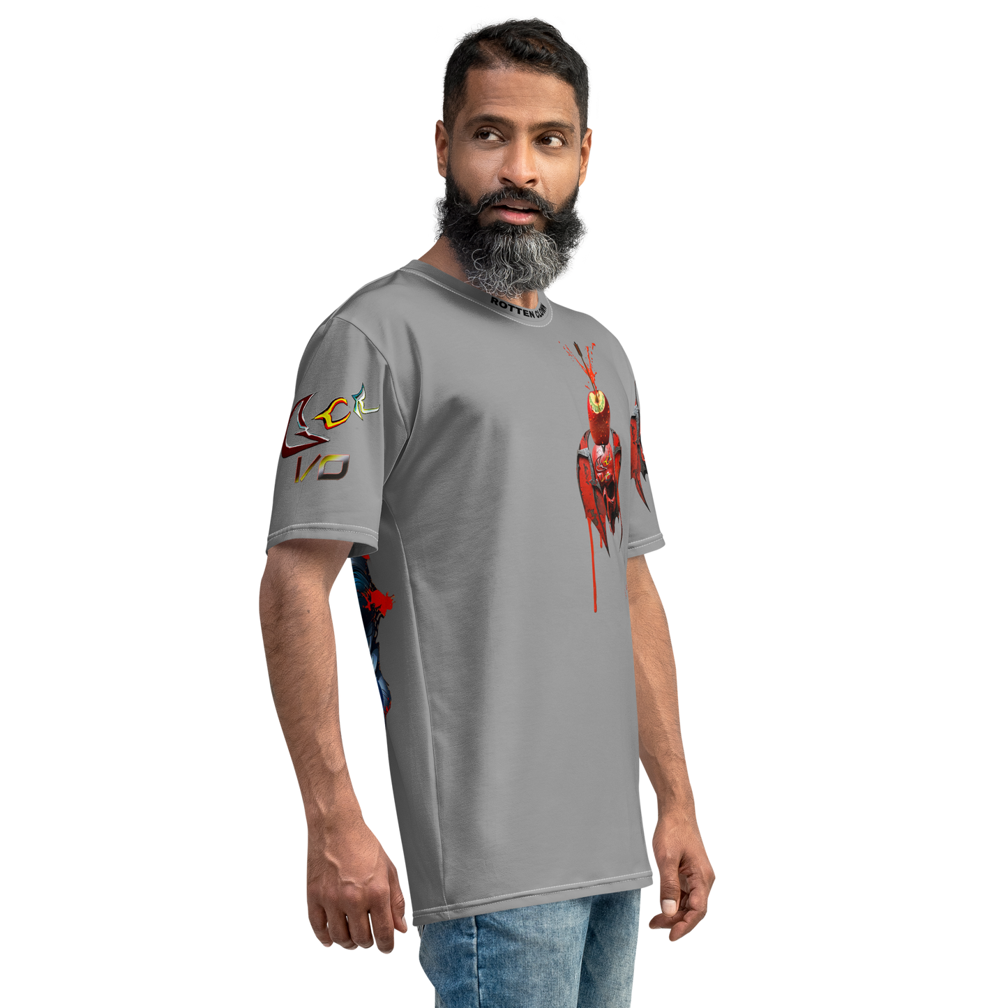 GCR I/O ROTTEN CLOWN GREY T SHIRT