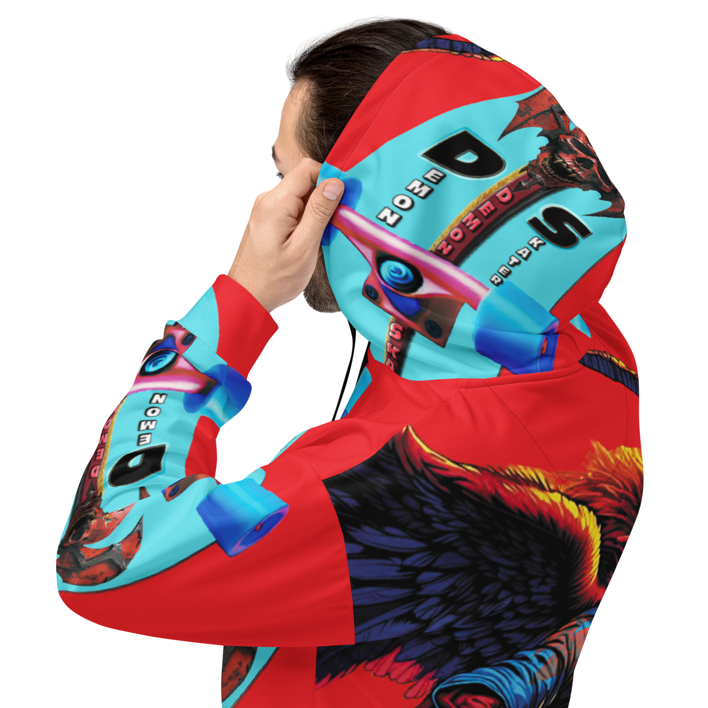 GCR I/O DEMON SKATER RED HOODIE