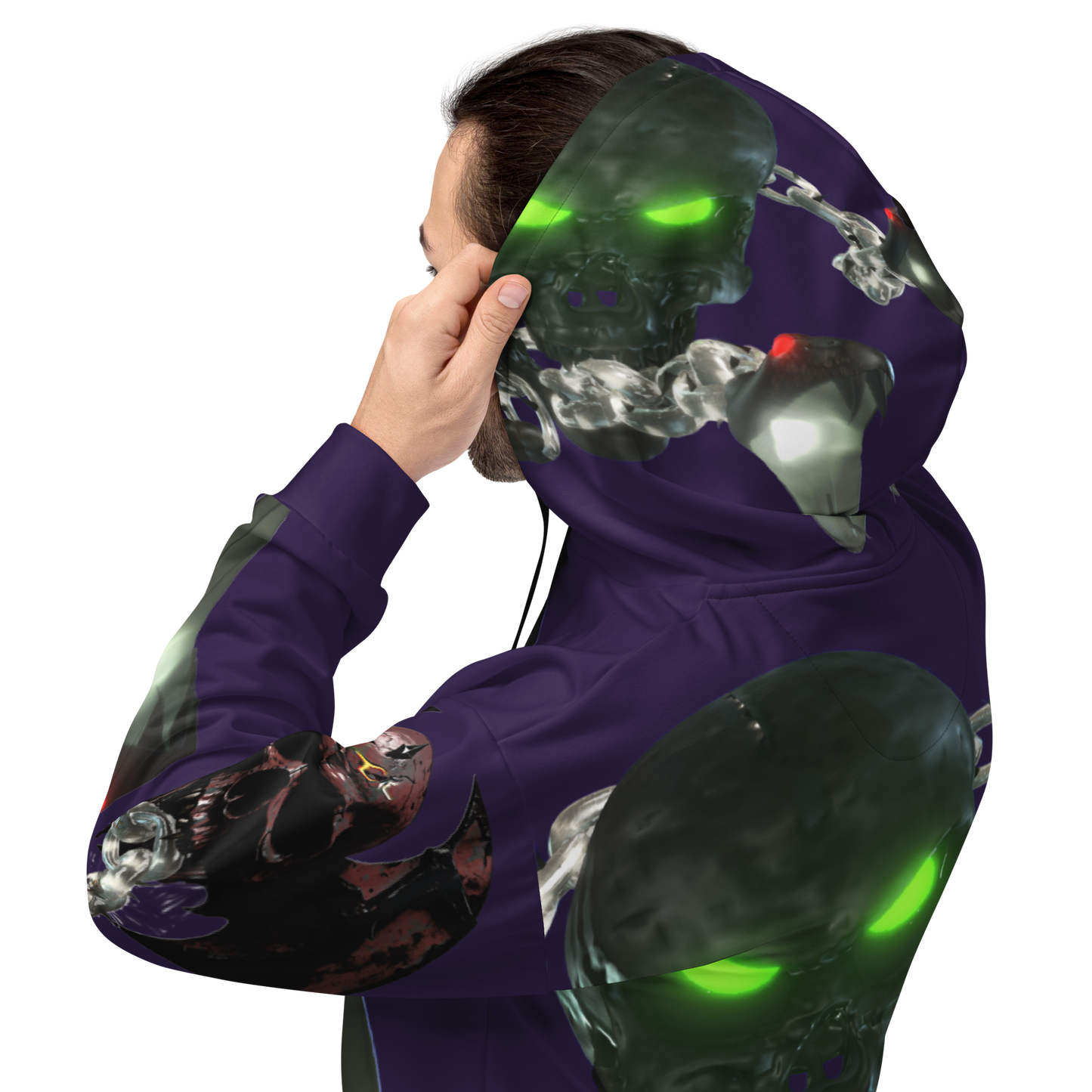 GCR I/O RATLIN CHAINS PURPLE HEART HOODIE