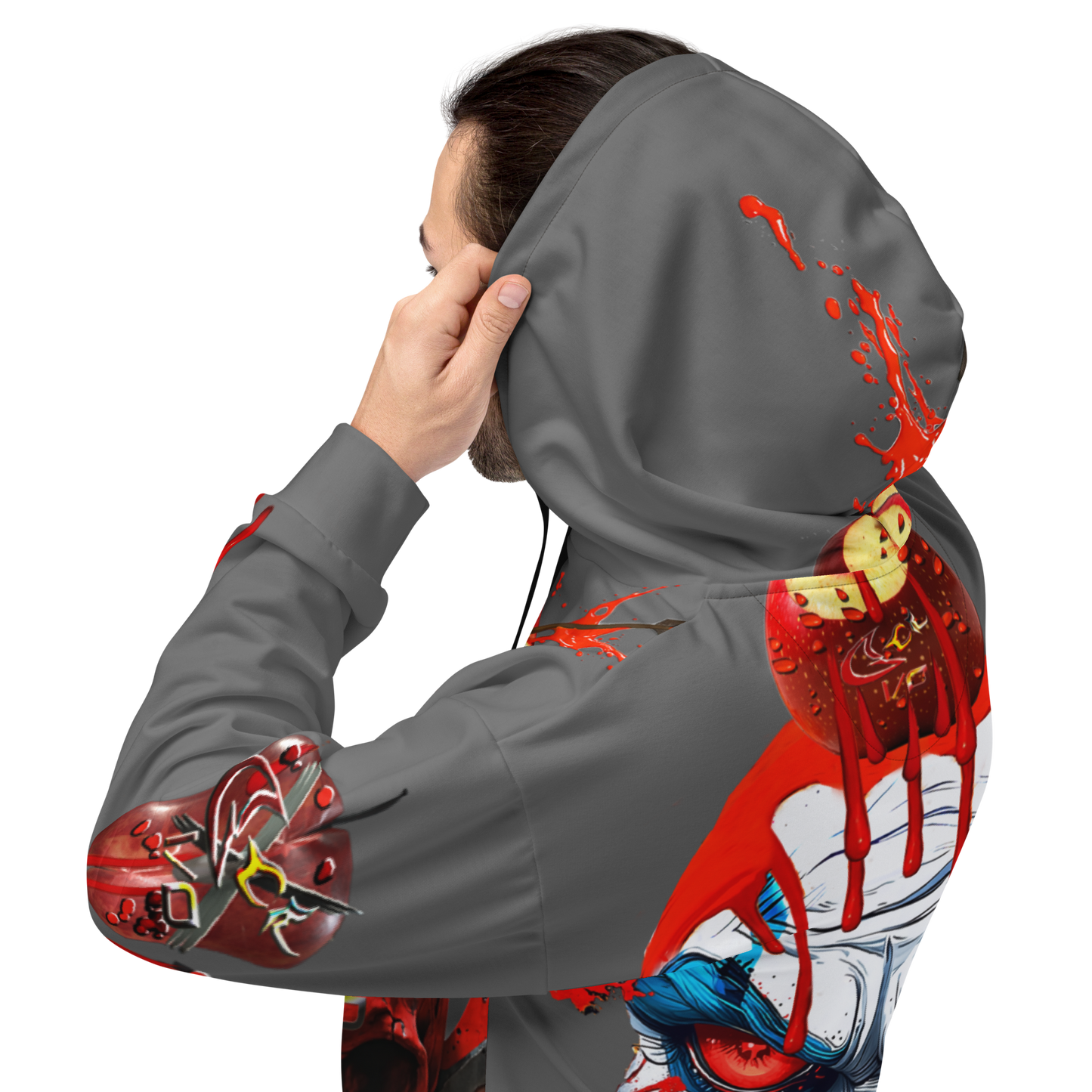 GCR - ROTTEN CLOWN GREY HOODIE