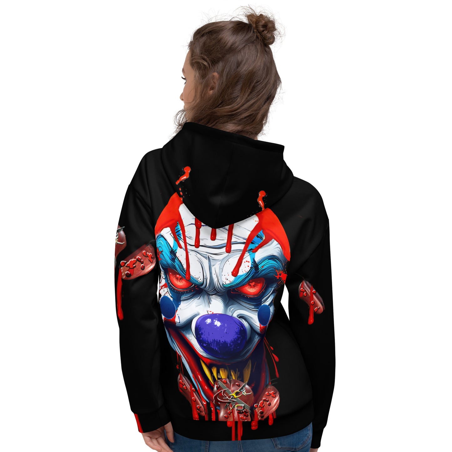 GCR I/O ROTTEN CLOWN BLACK X HOODIE