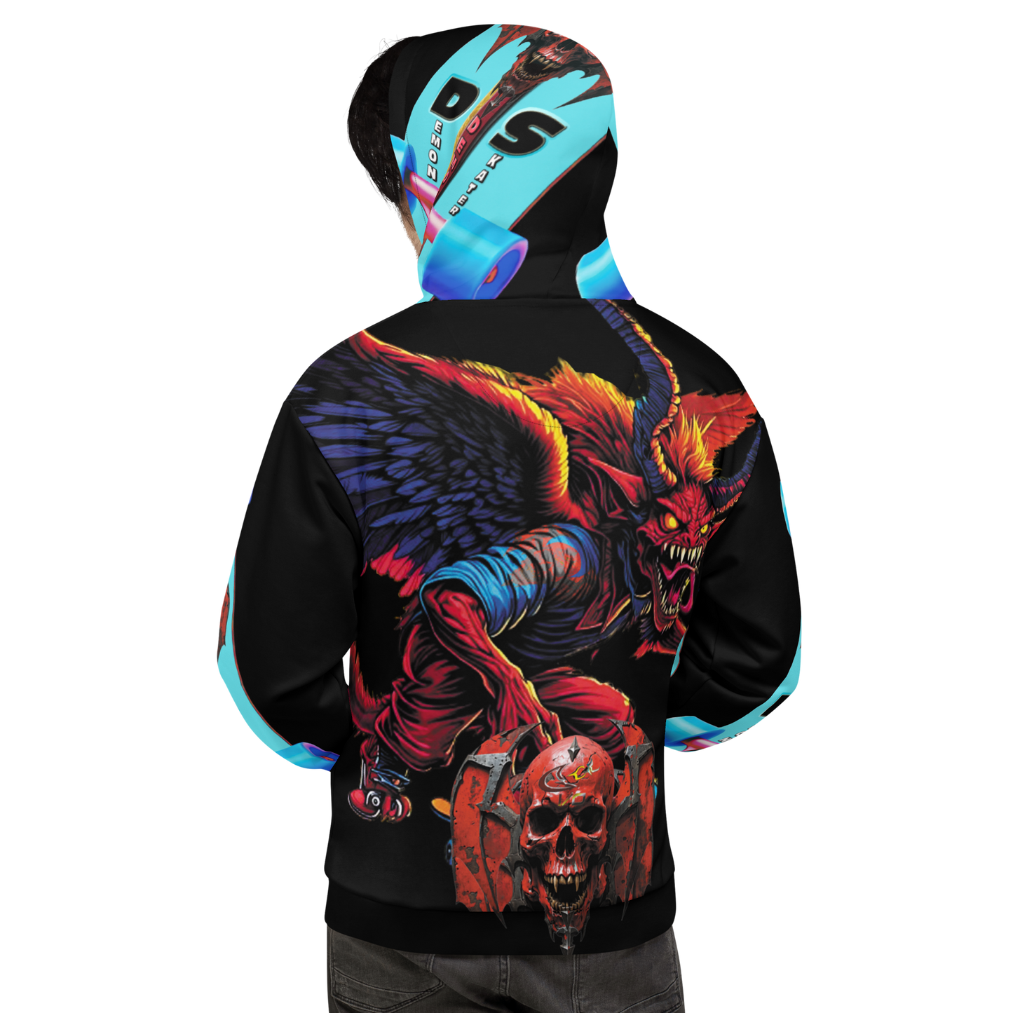 GCR - DEMON SKATER BLACK HOODIE