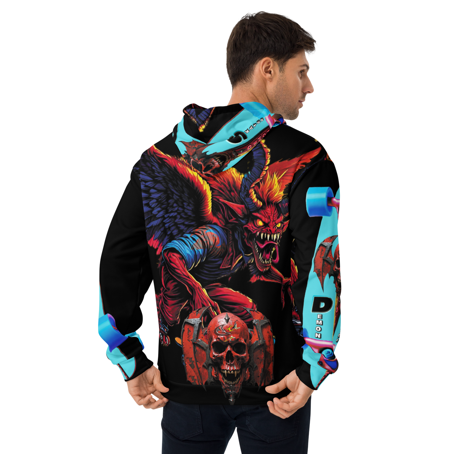 GCR - DEMON SKATER BLACK HOODIE