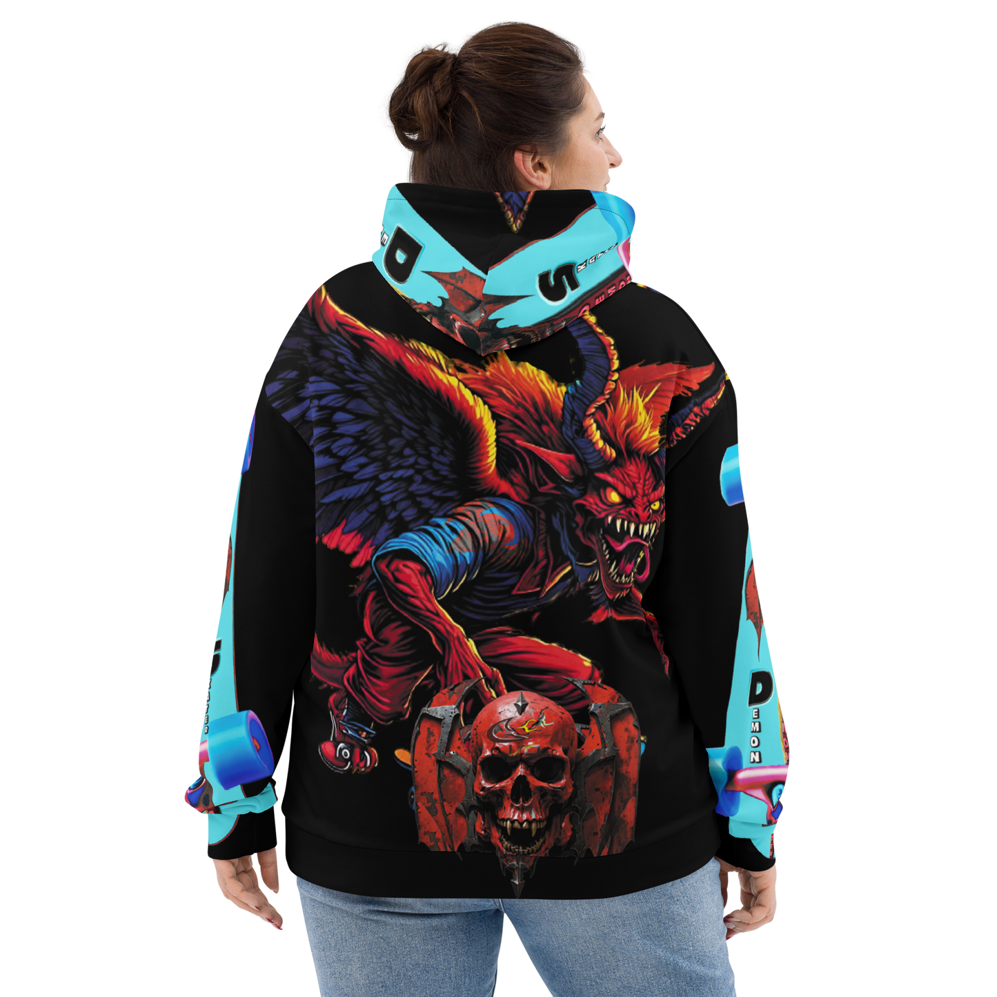 GCR - DEMON SKATER BLACK HOODIE