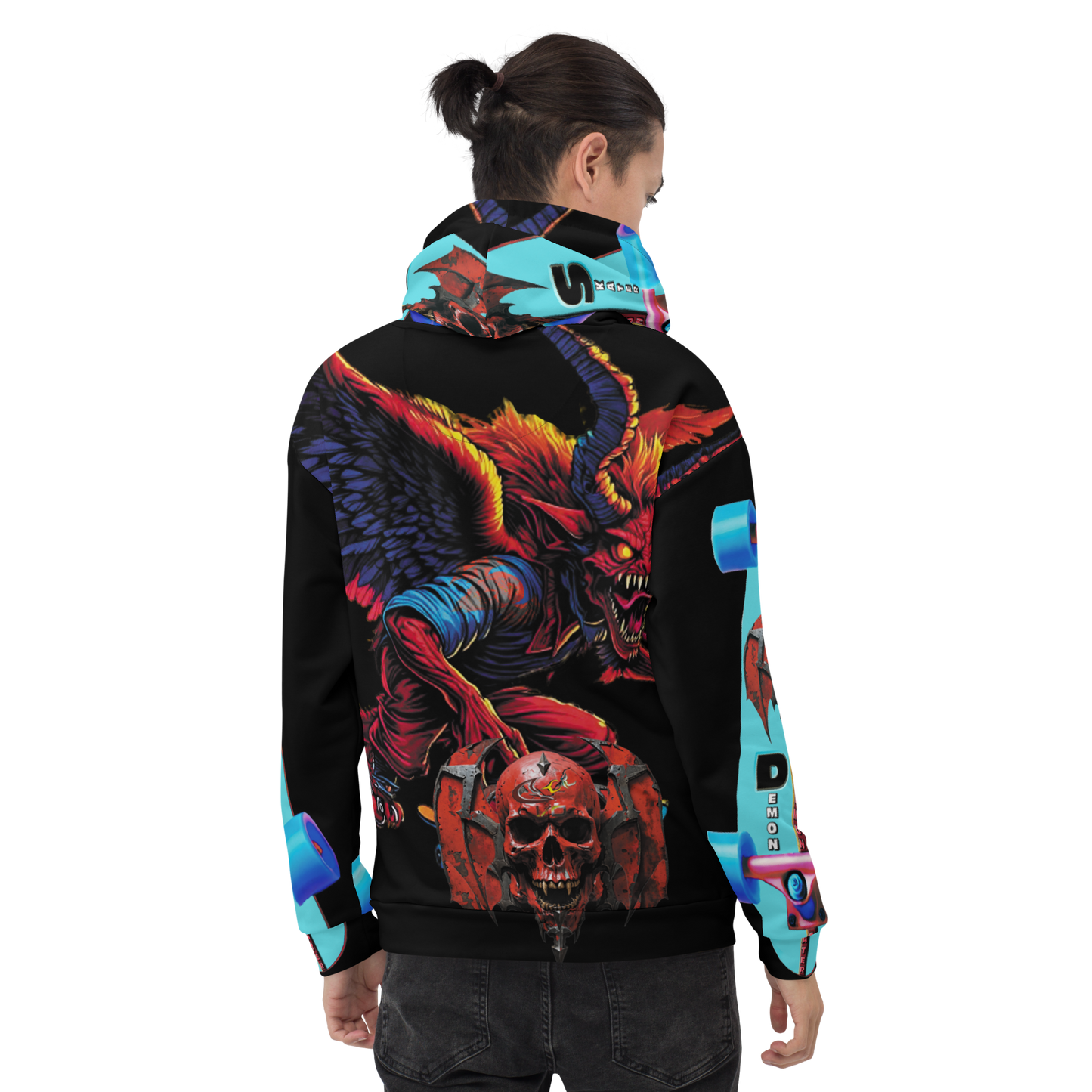GCR - DEMON SKATER BLACK HOODIE
