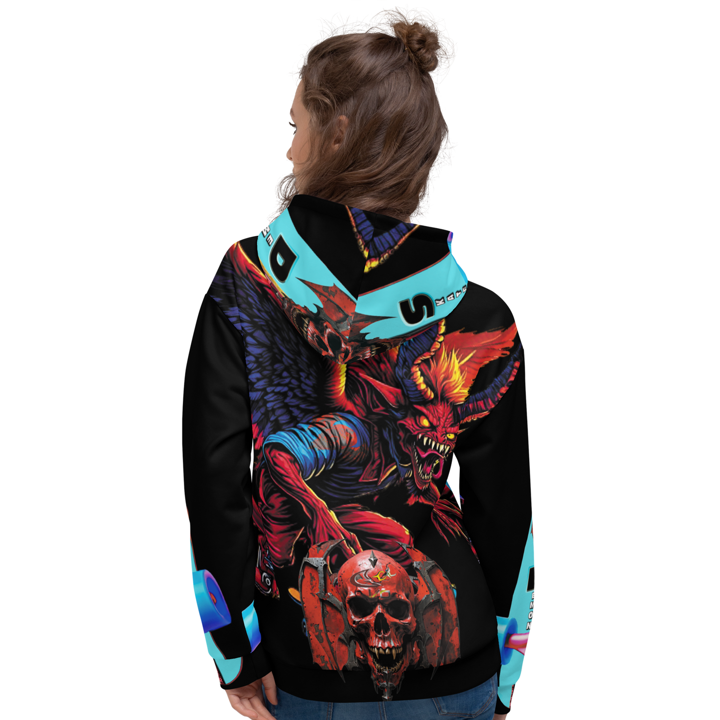 GCR - DEMON SKATER BLACK HOODIE