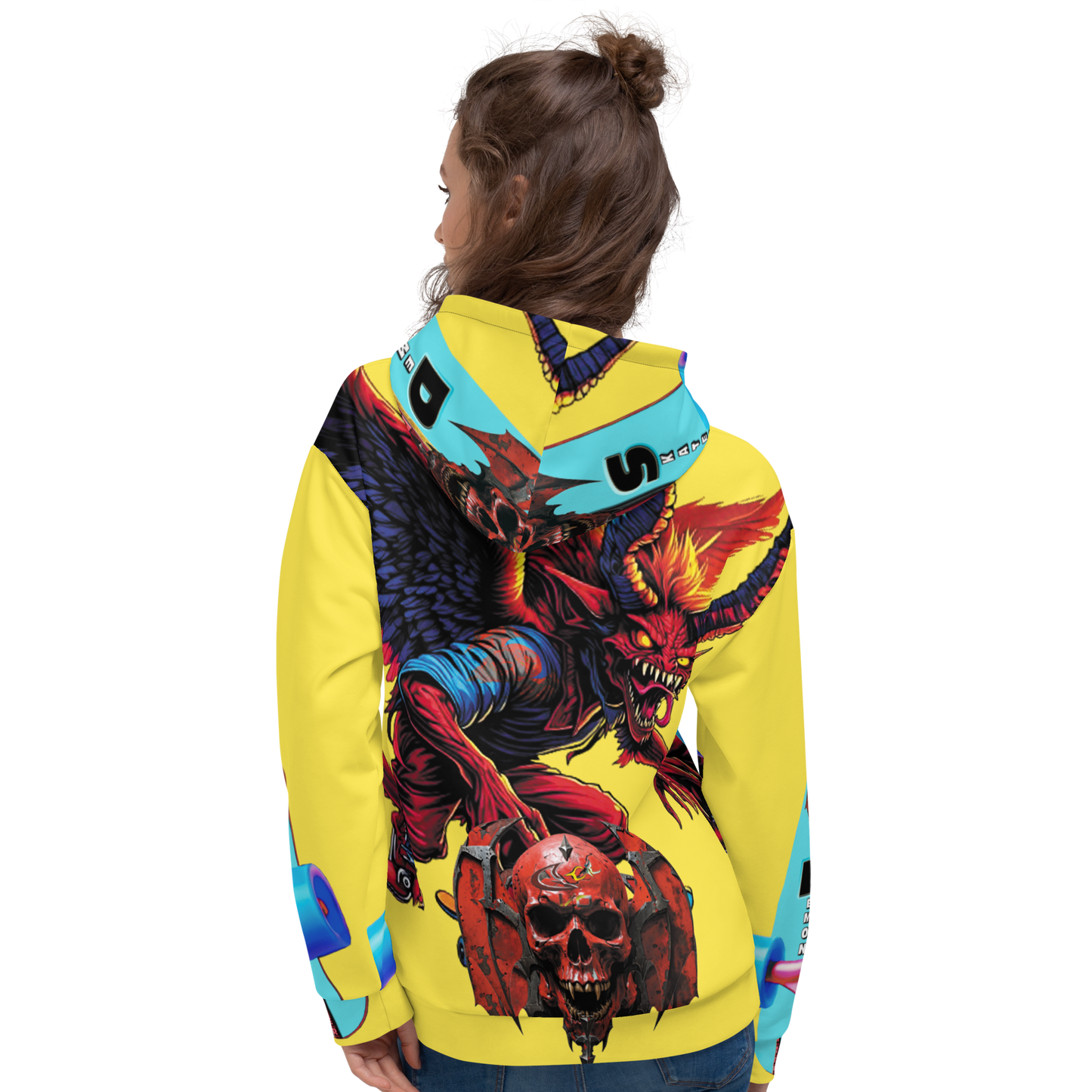 GCR - DEMON SKATER YELLOW HOODIE