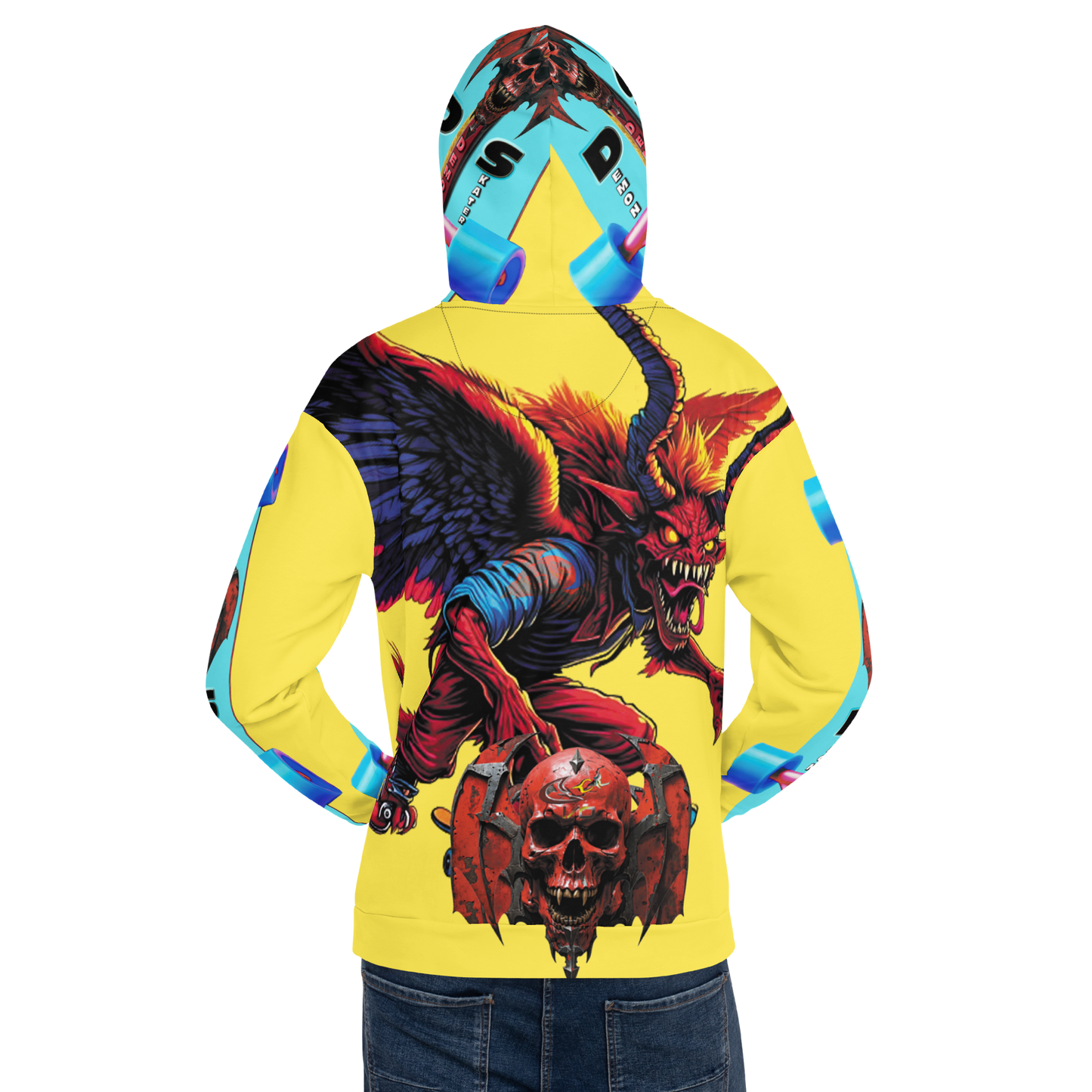 GCR - DEMON SKATER YELLOW HOODIE