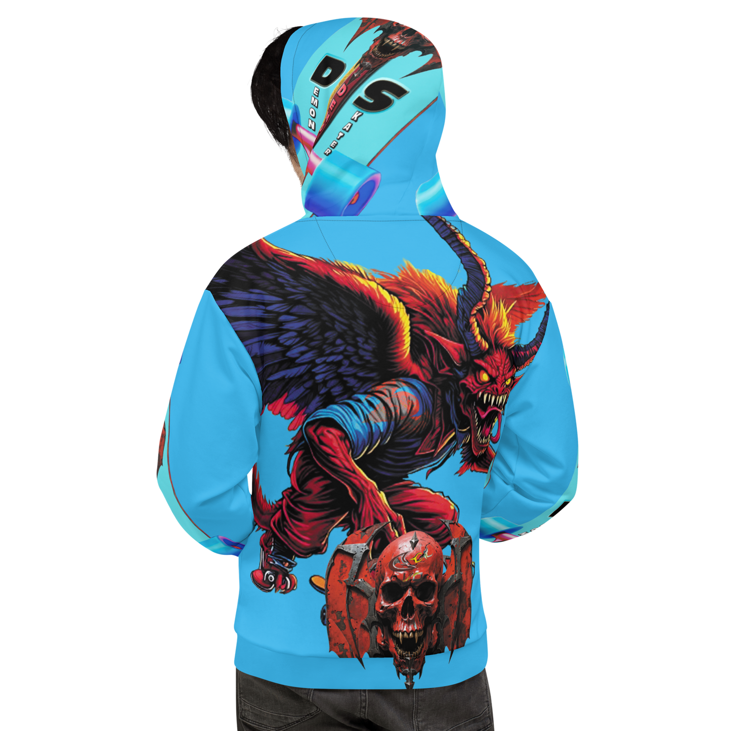 GCR - DEMON SKATER BLUE HOODIE