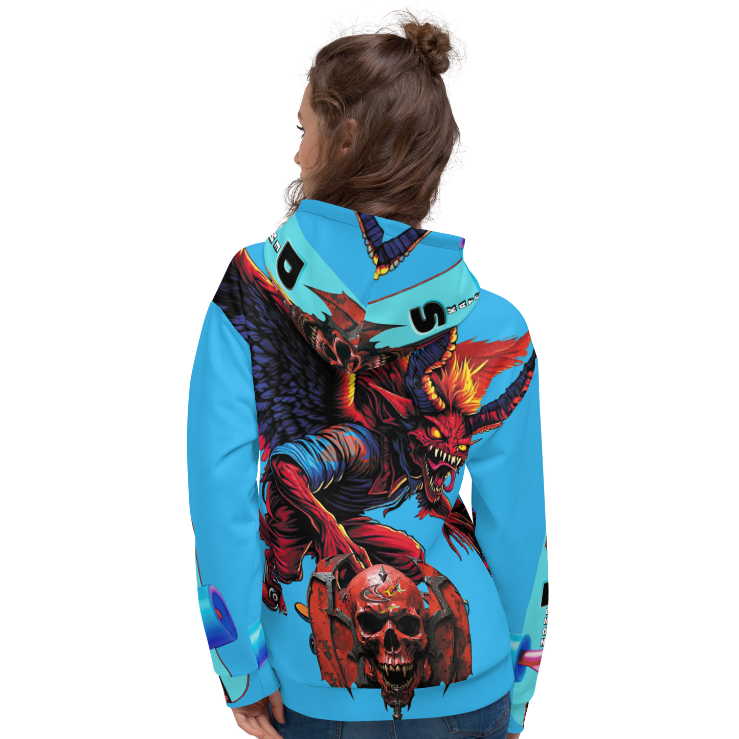 GCR - DEMON SKATER BLUE HOODIE