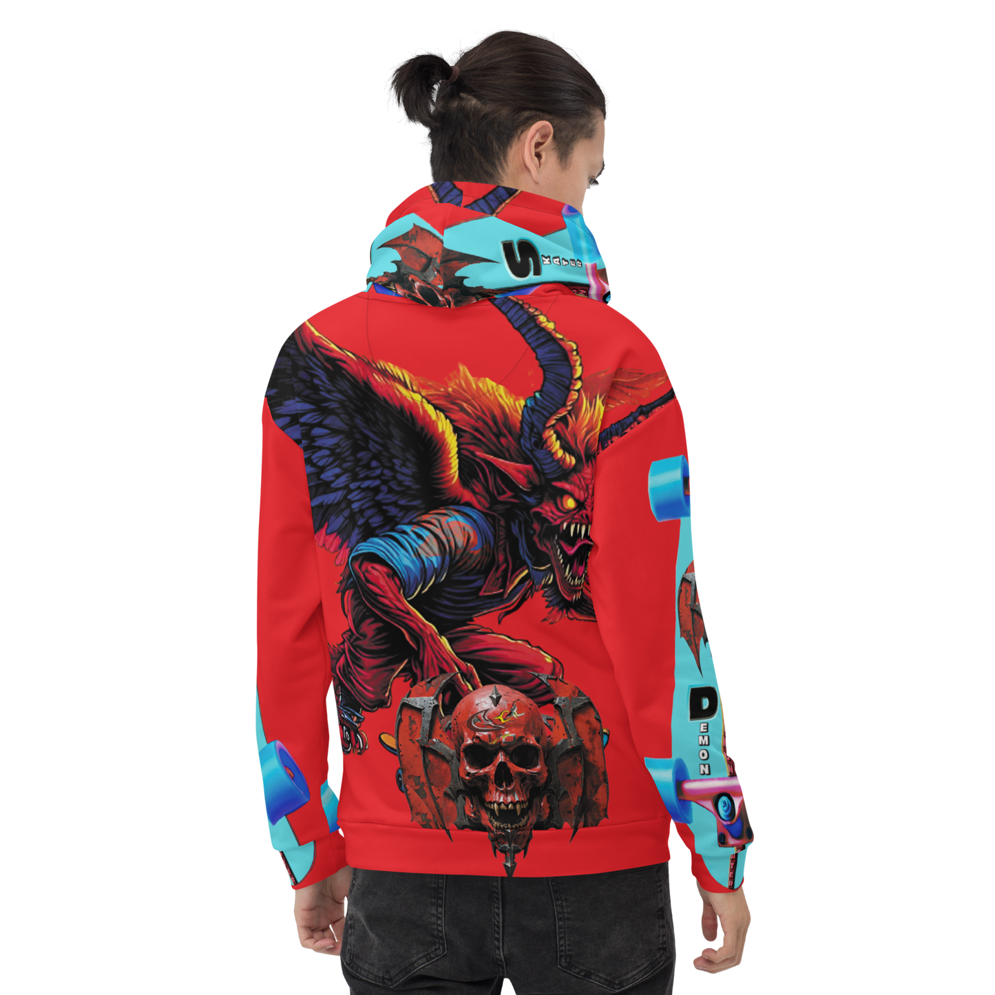 GCR I/O DEMON SKATER RED HOODIE