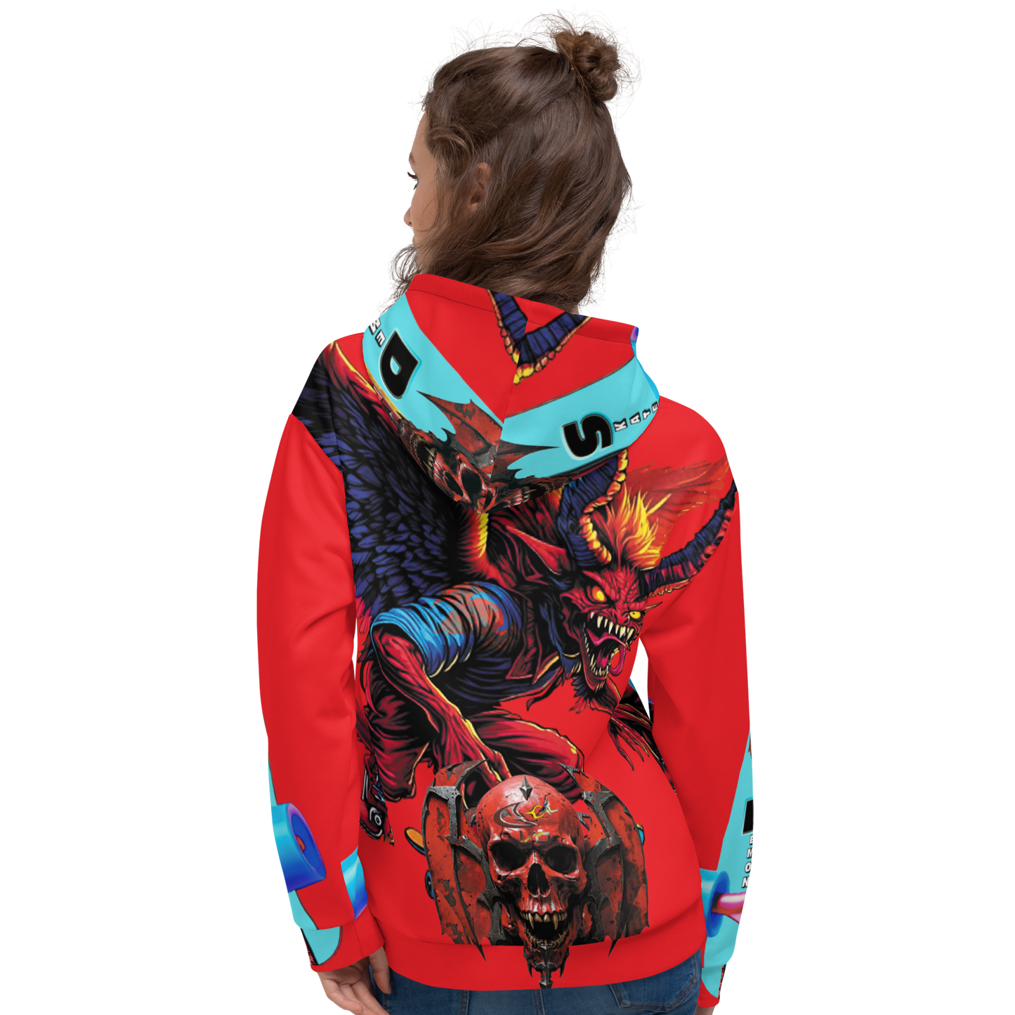 GCR I/O DEMON SKATER RED HOODIE