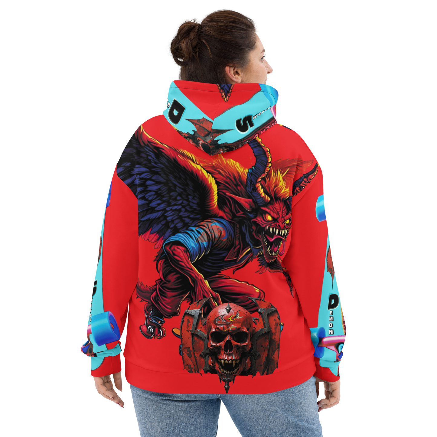 GCR I/O DEMON SKATER RED HOODIE