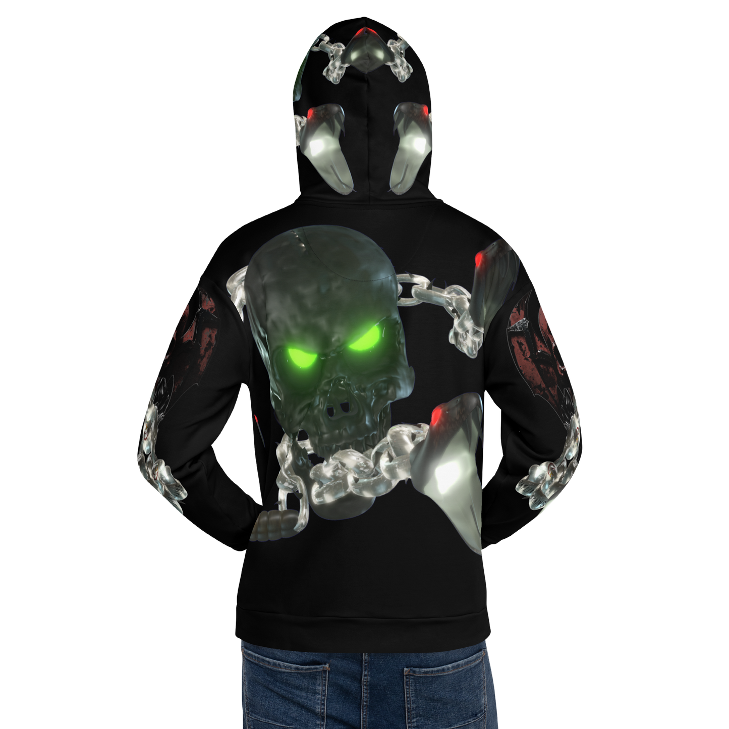 GCR I/O RATLIN CHAINS BLACK HOODIE