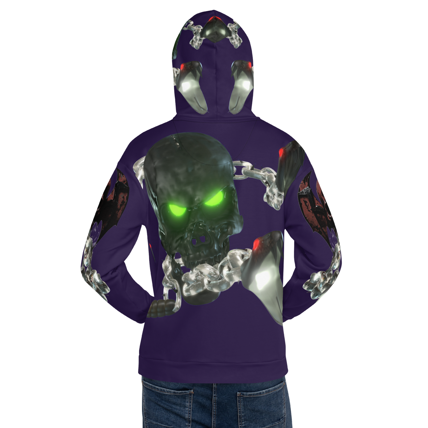 GCR I/O RATLIN CHAINS PURPLE HEART HOODIE