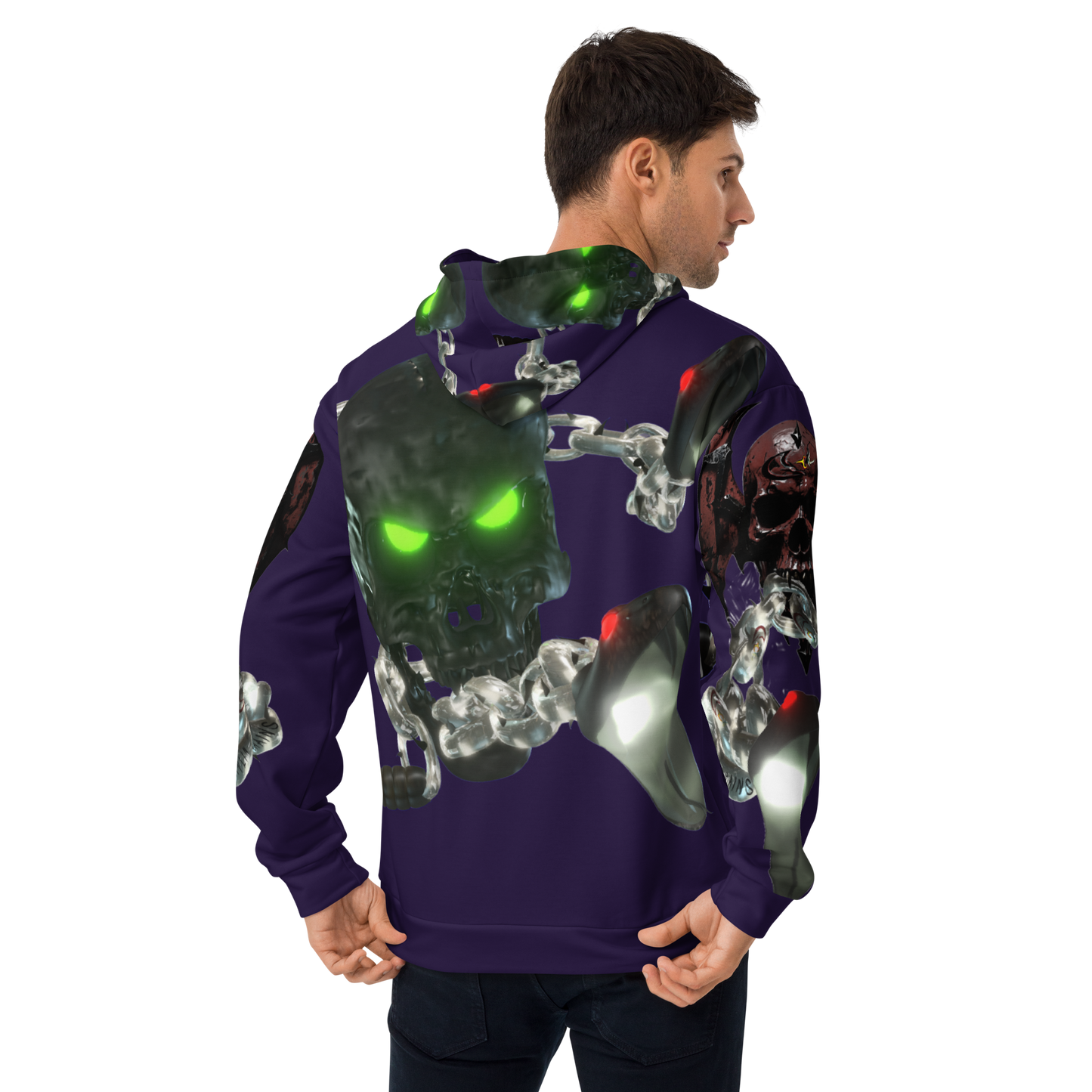 GCR I/O RATLIN CHAINS PURPLE HEART HOODIE