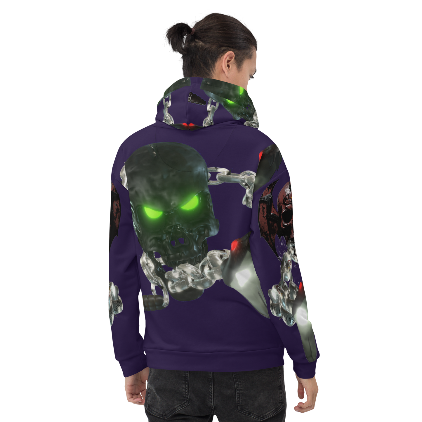 GCR I/O RATLIN CHAINS PURPLE HEART HOODIE