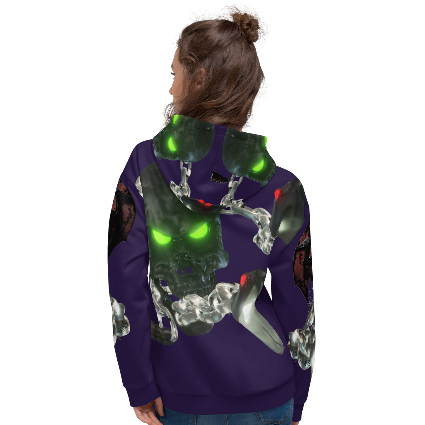 GCR I/O RATLIN CHAINS PURPLE HEART HOODIE