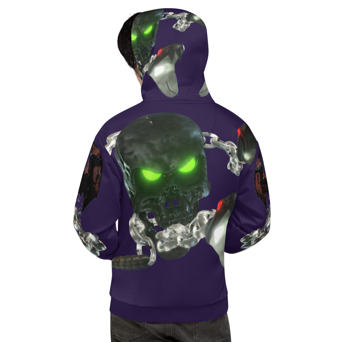 GCR I/O RATLIN CHAINS PURPLE HEART HOODIE