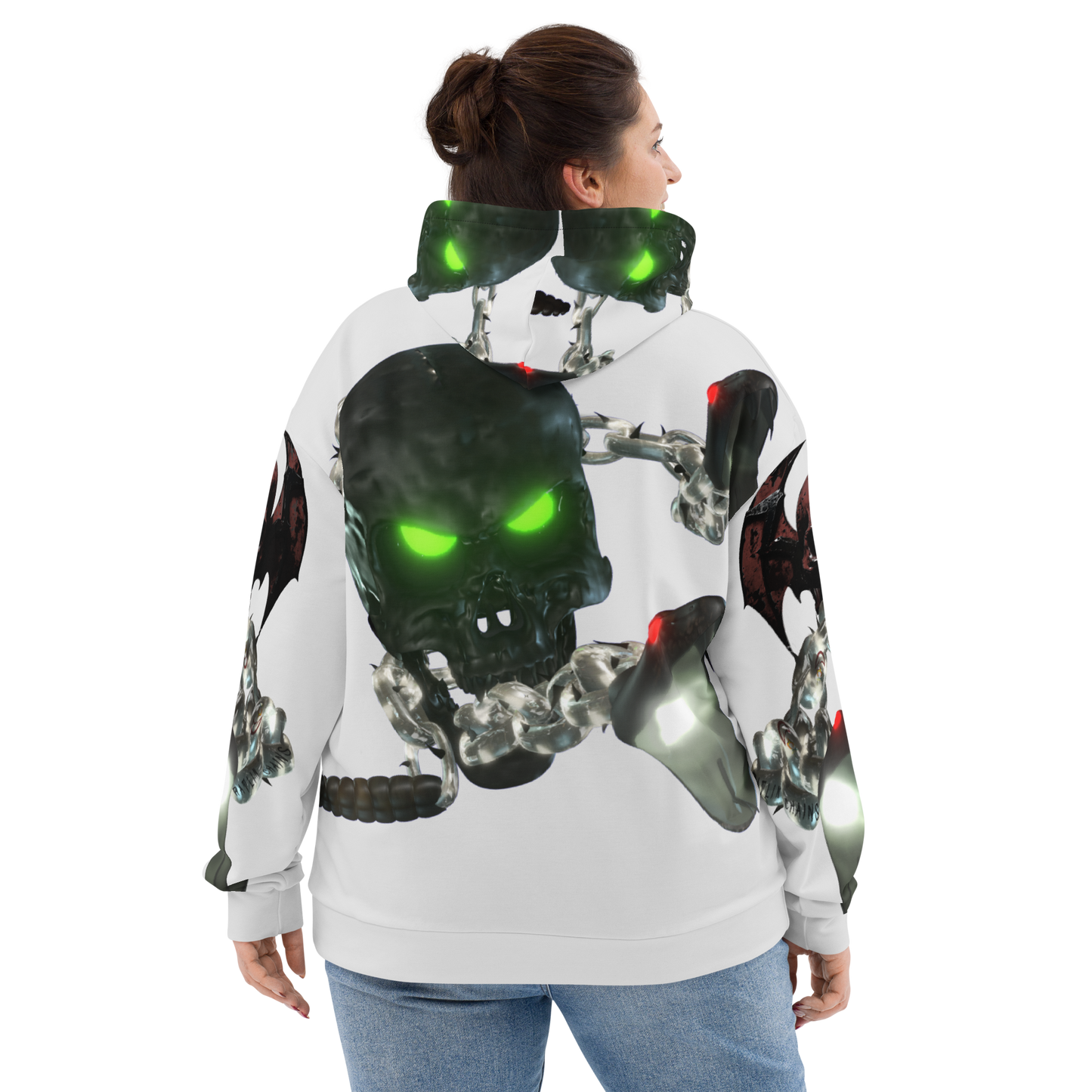 GCR - RATLIN CHAINS WHITE CHROME HOODIE