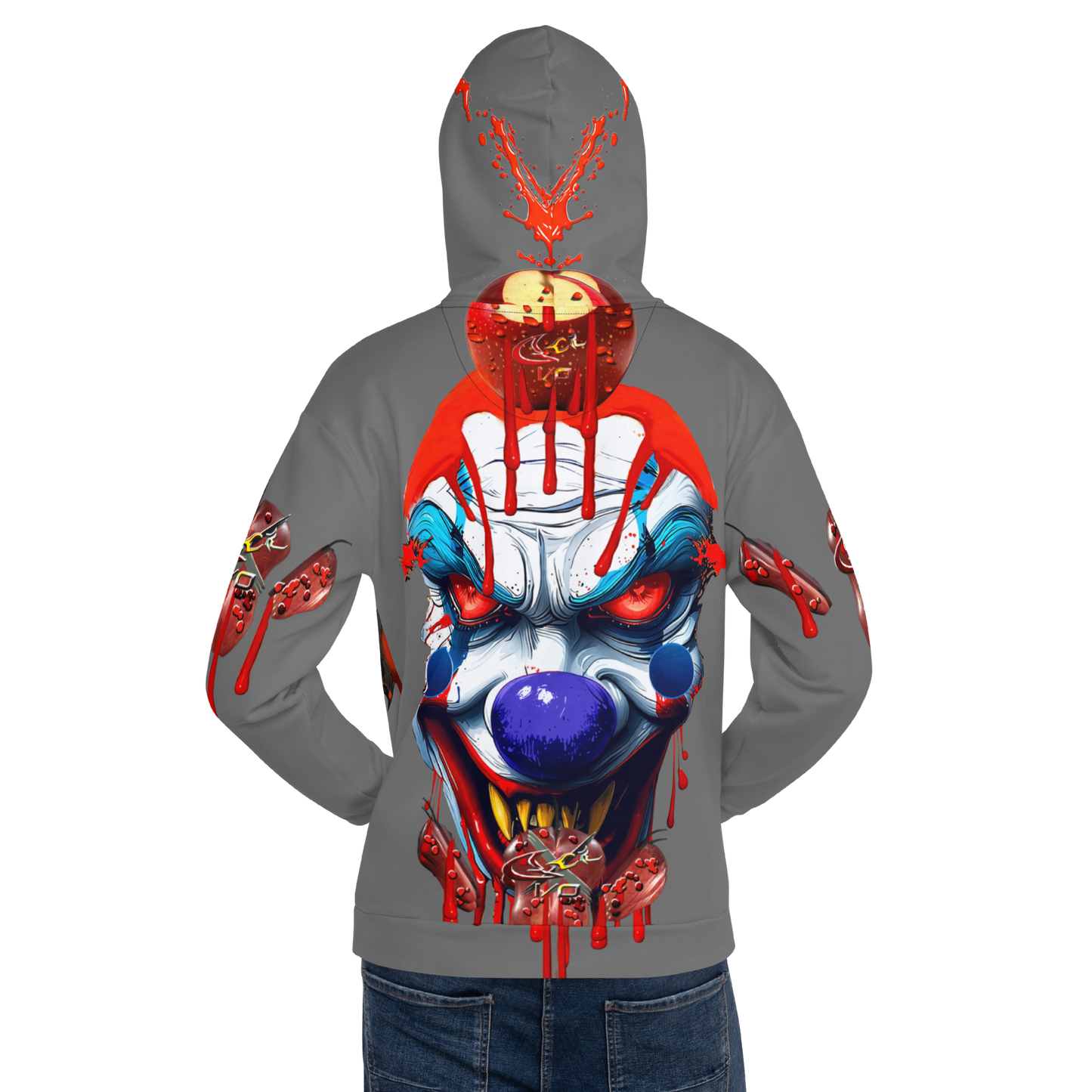 GCR - ROTTEN CLOWN GREY HOODIE
