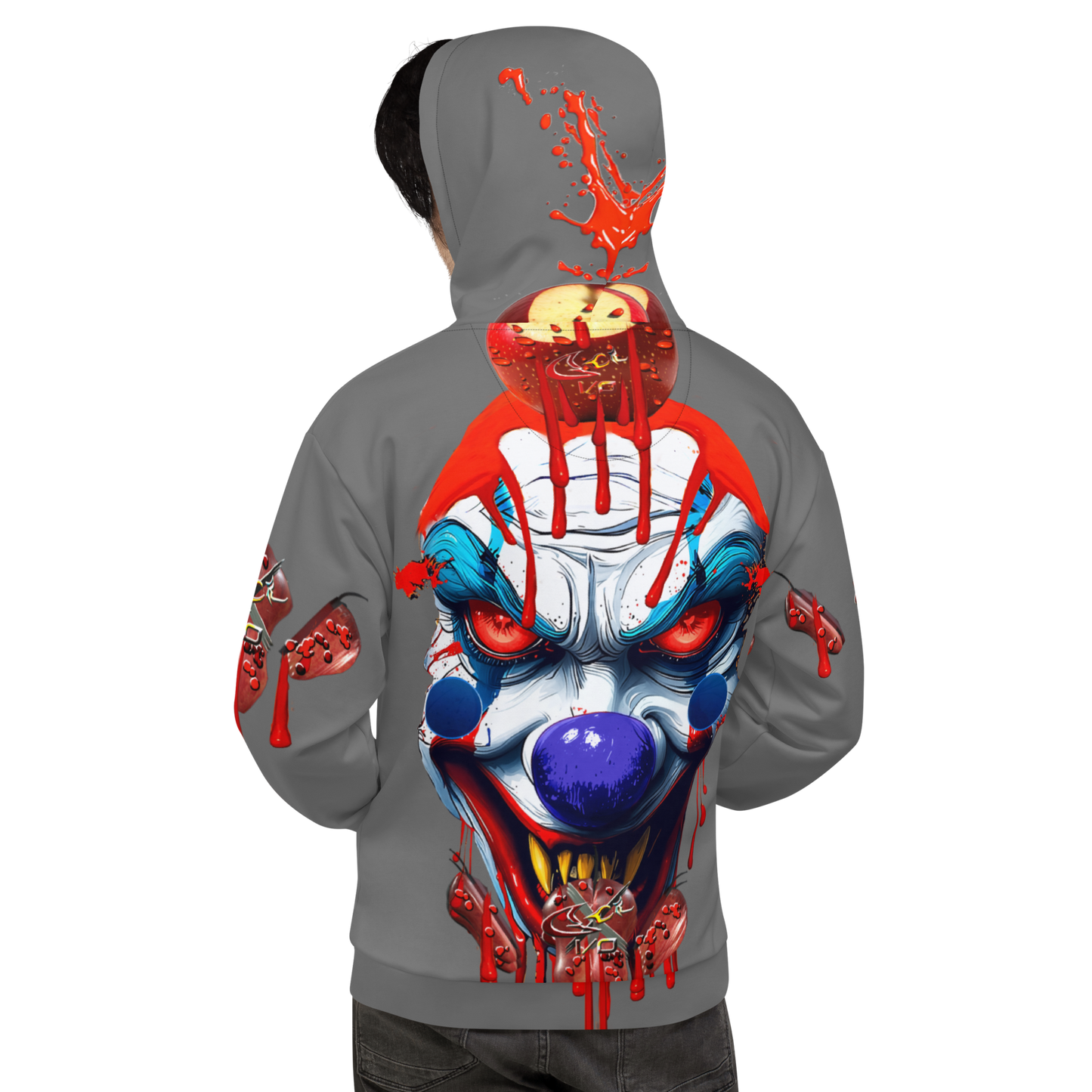 GCR - ROTTEN CLOWN GREY HOODIE