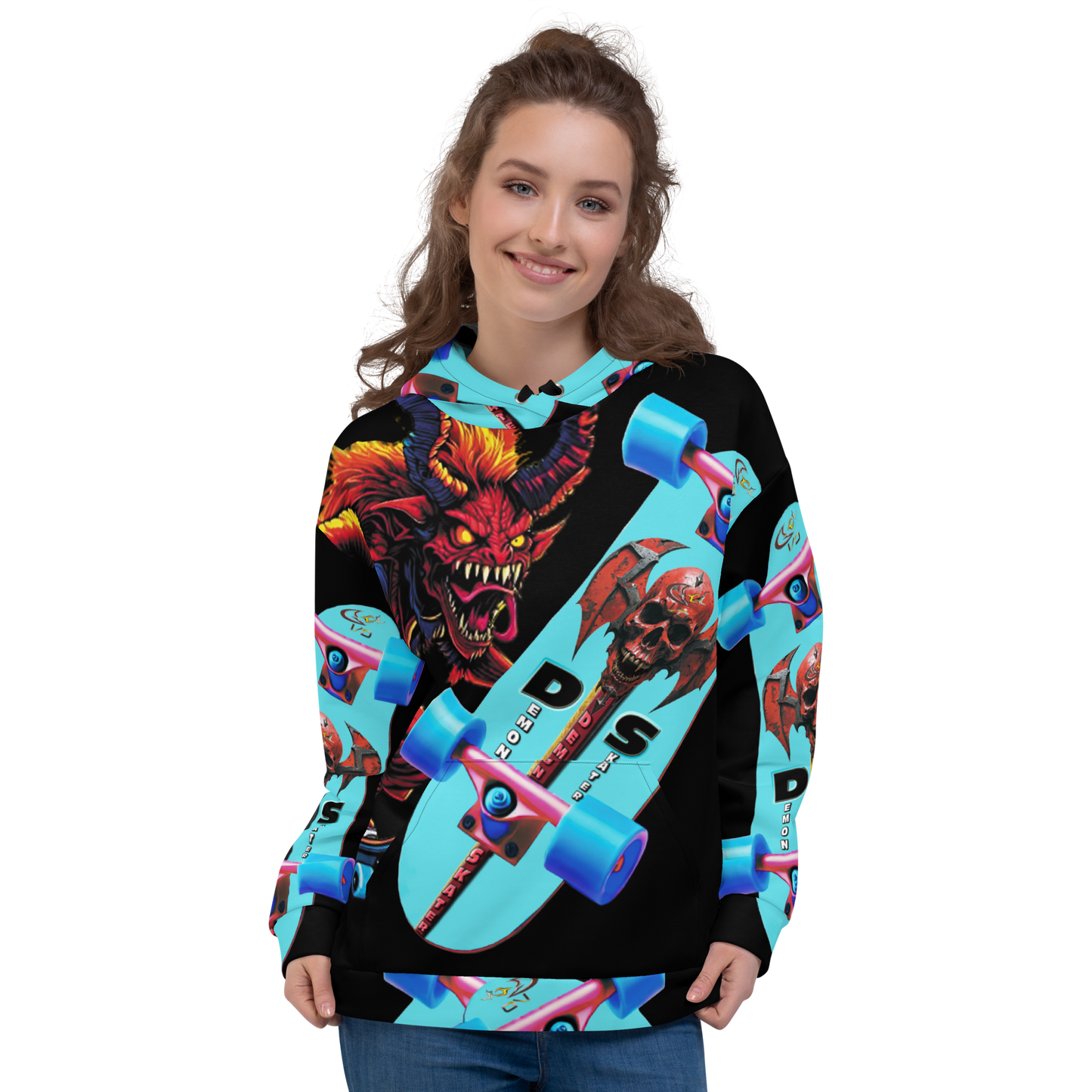 GCR - DEMON SKATER BLACK HOODIE