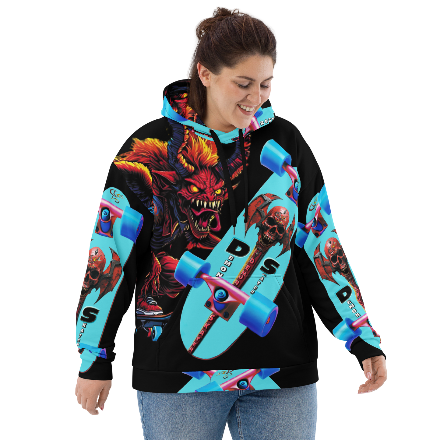 GCR - DEMON SKATER BLACK HOODIE