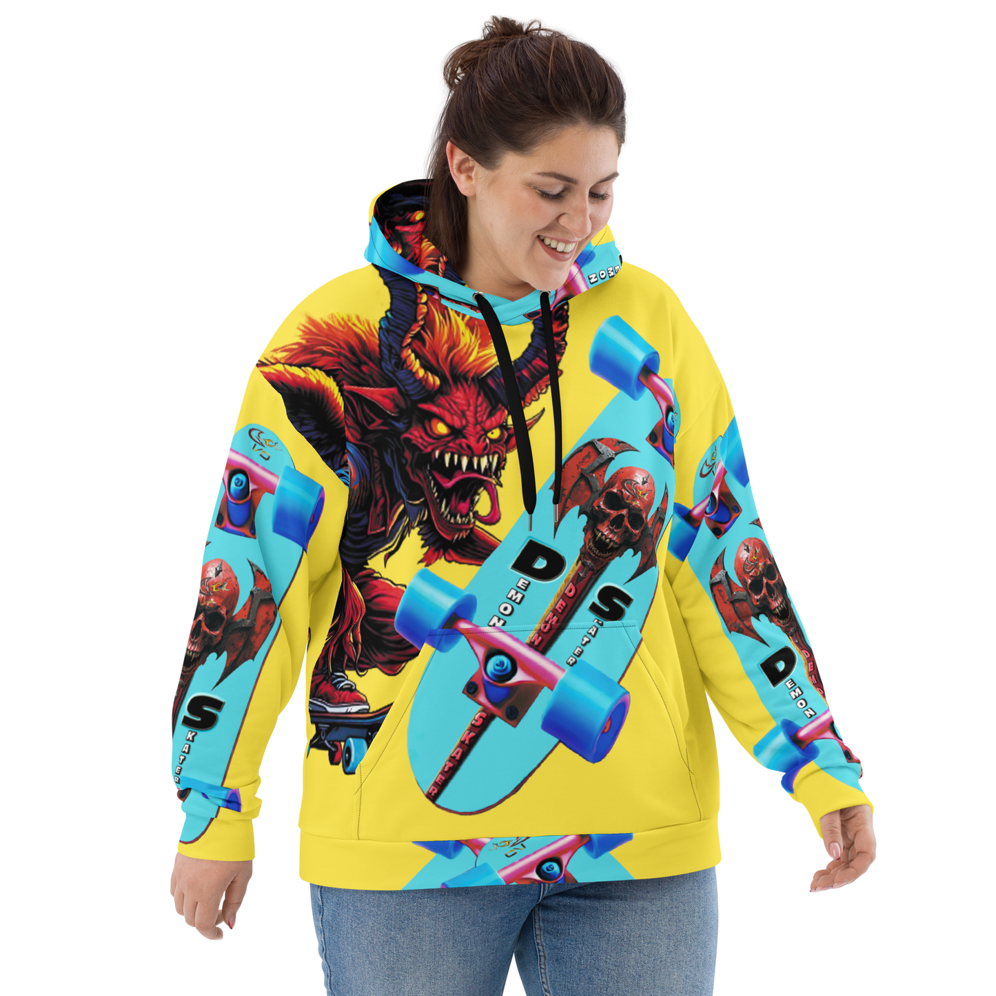 GCR - DEMON SKATER YELLOW HOODIE