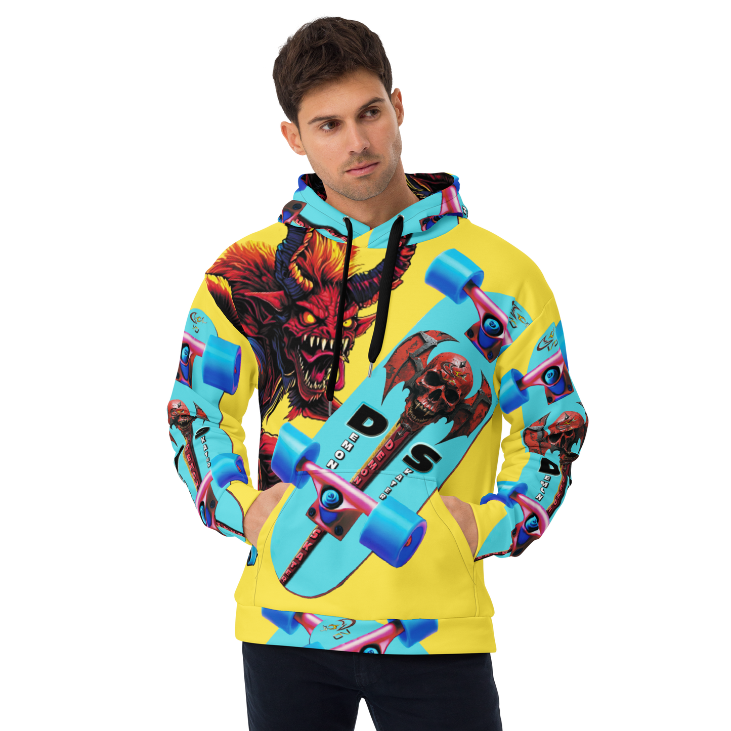 GCR - DEMON SKATER YELLOW HOODIE