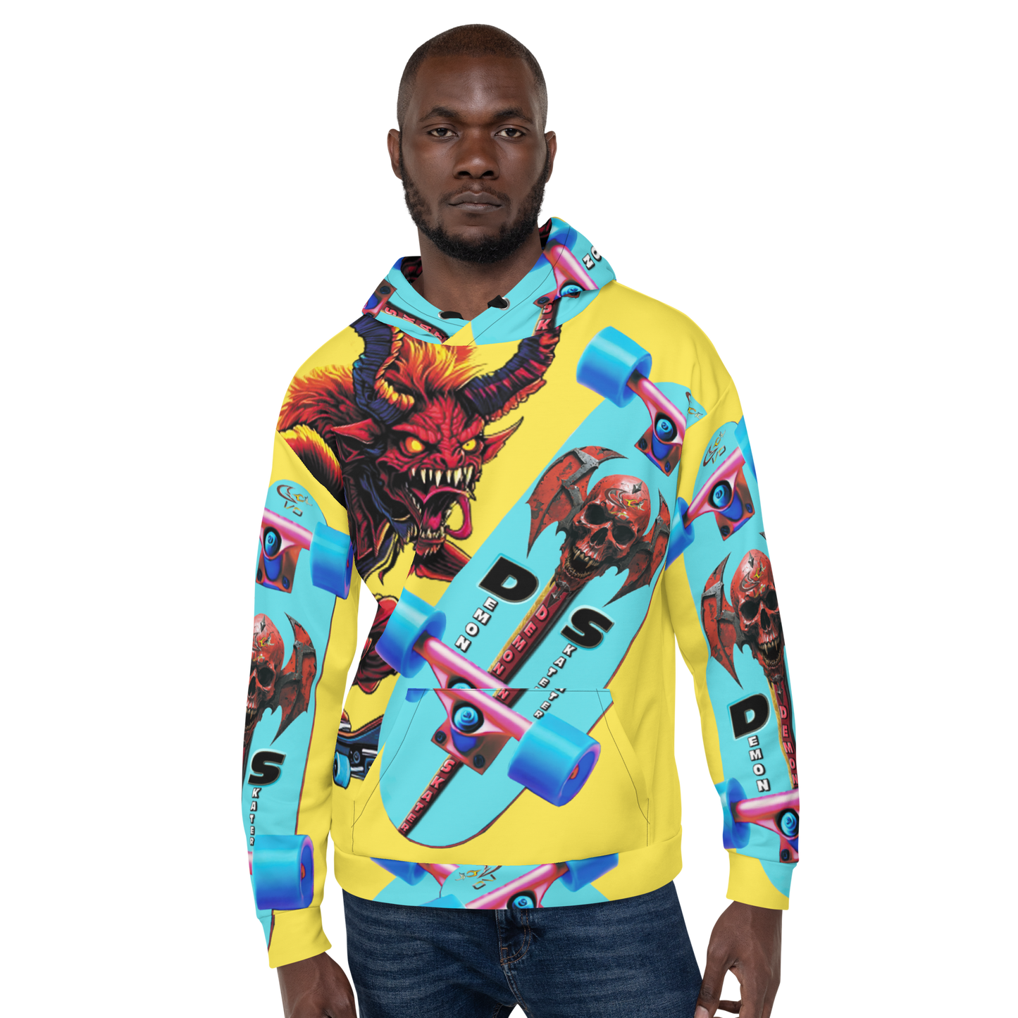 GCR - DEMON SKATER YELLOW HOODIE