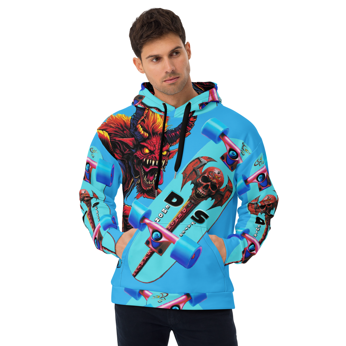 GCR - DEMON SKATER BLUE HOODIE