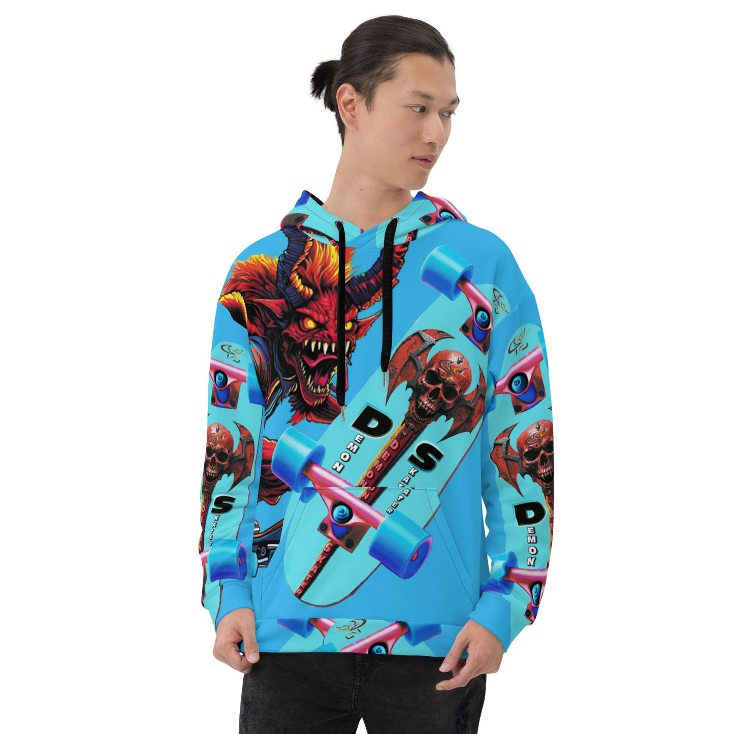 GCR - DEMON SKATER BLUE HOODIE