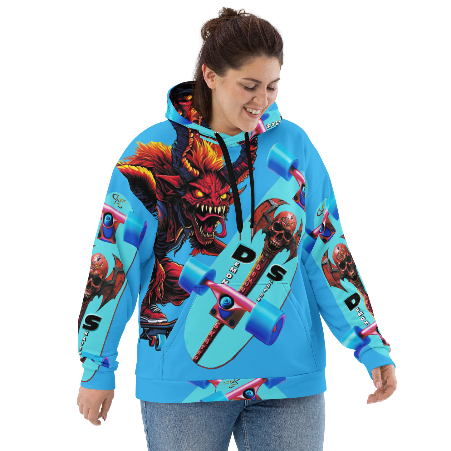 GCR - DEMON SKATER BLUE HOODIE